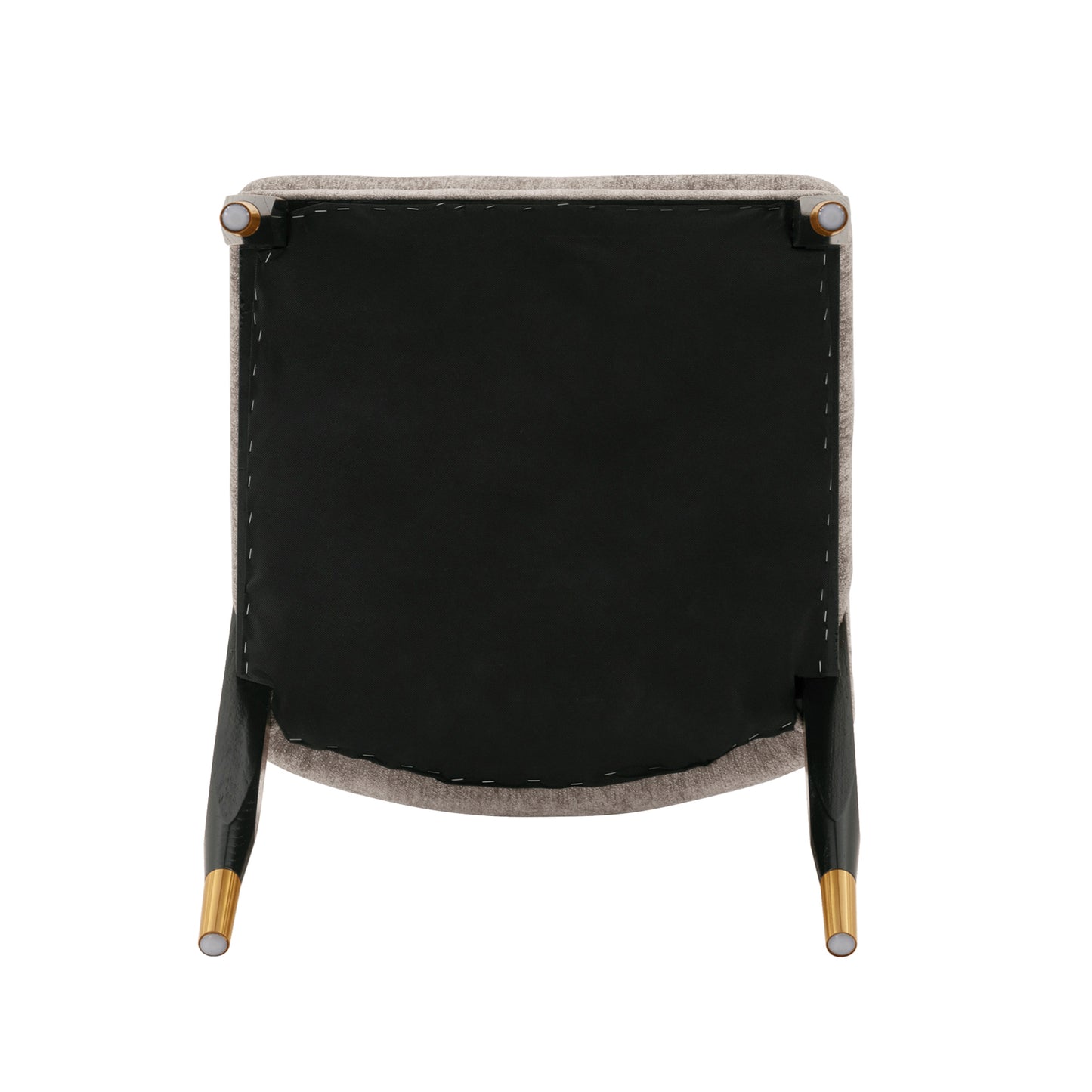 Ola Modern Wood Chenille Dining Chair in Stone DC075-ST