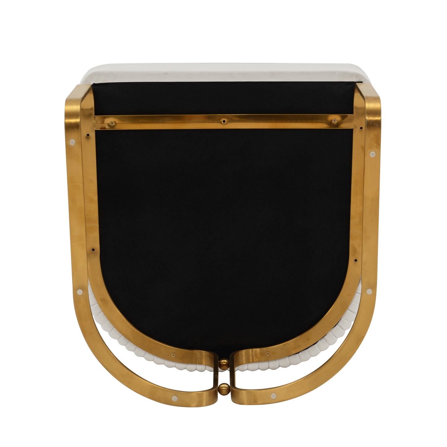 Raya Modern Wood Vegan Leather Dining Chair in Ivory DC078-CR