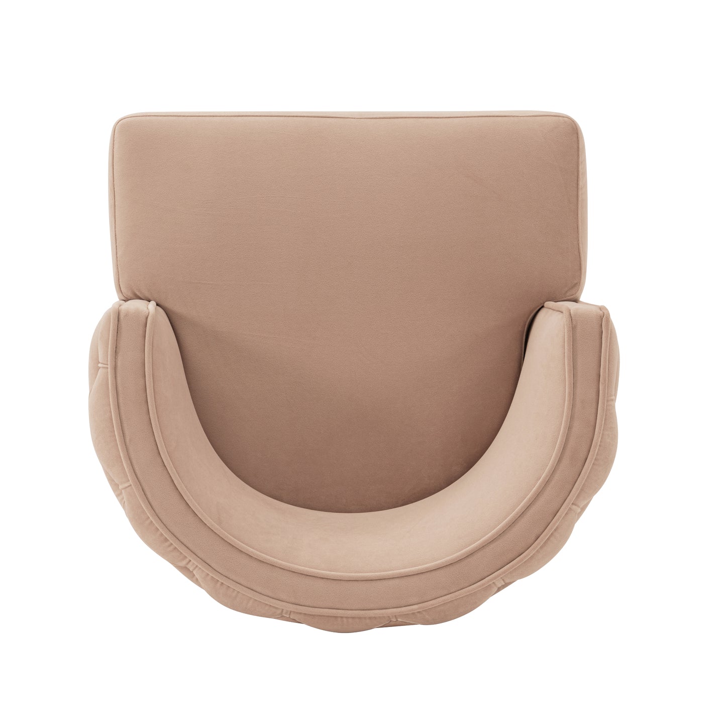 Maya Modern Velvet Dining Chair in Nude DC079-ND