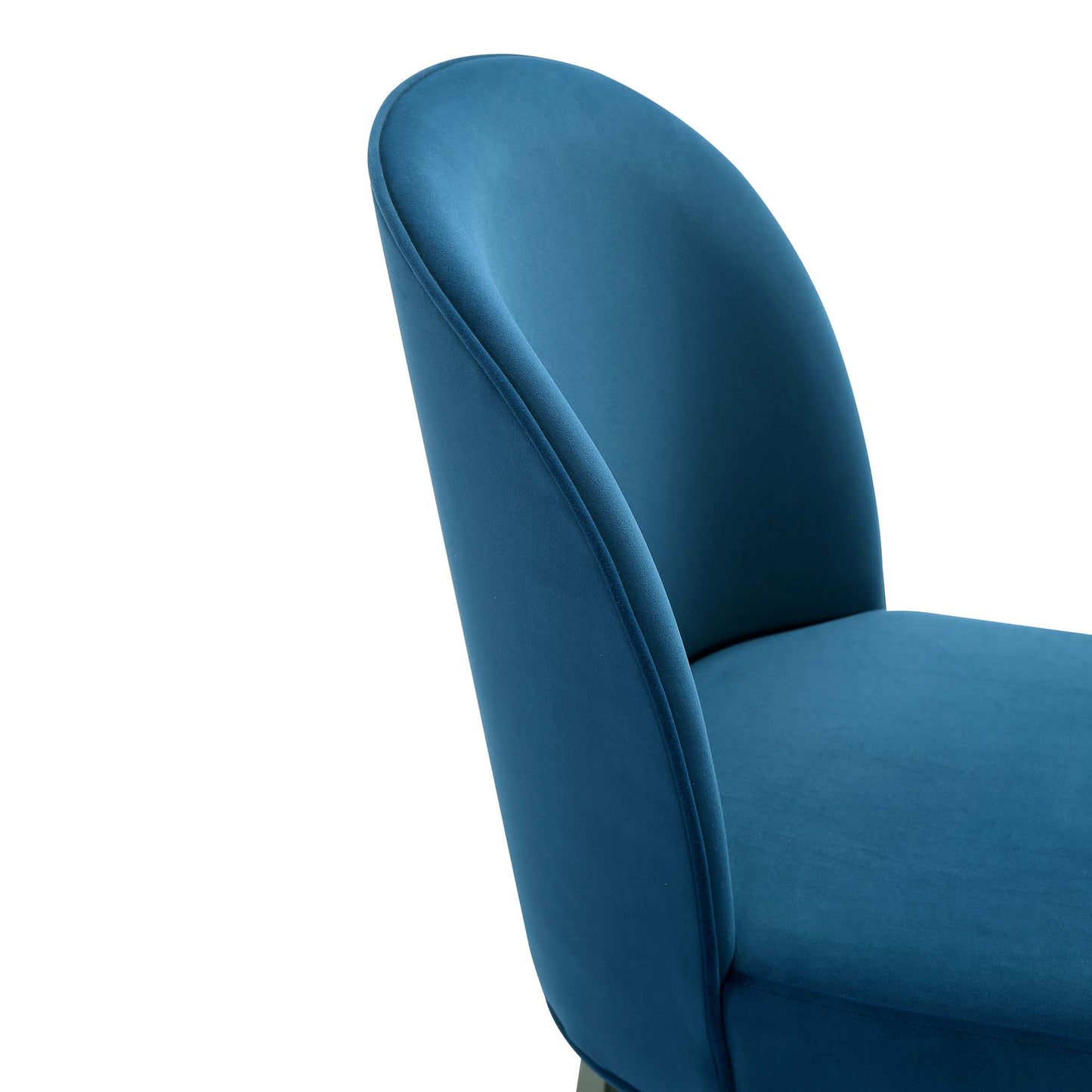 Hillman Modern Wood Upholstered Dining Chair in Blue - Set of 2 DC087-BL