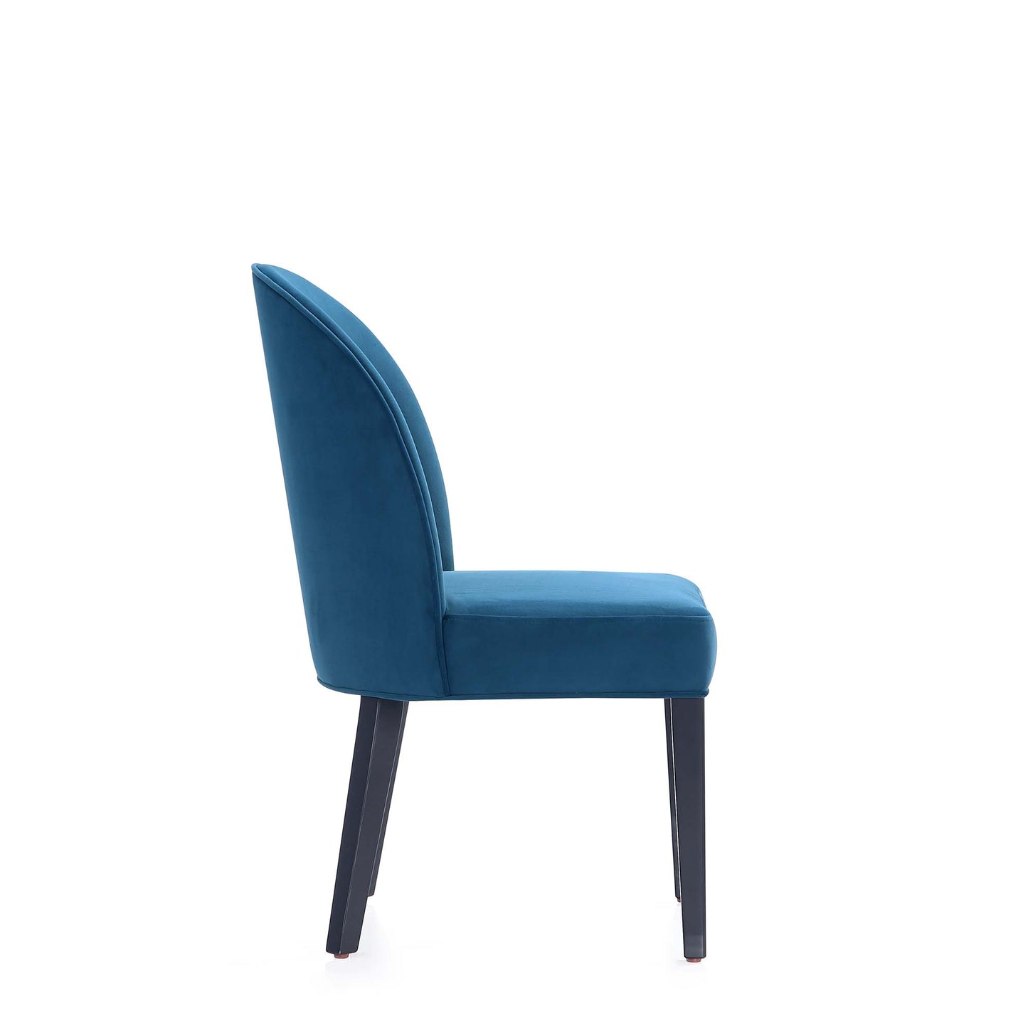 Hillman Modern Wood Upholstered Dining Chair in Blue - Set of 2 DC087-BL