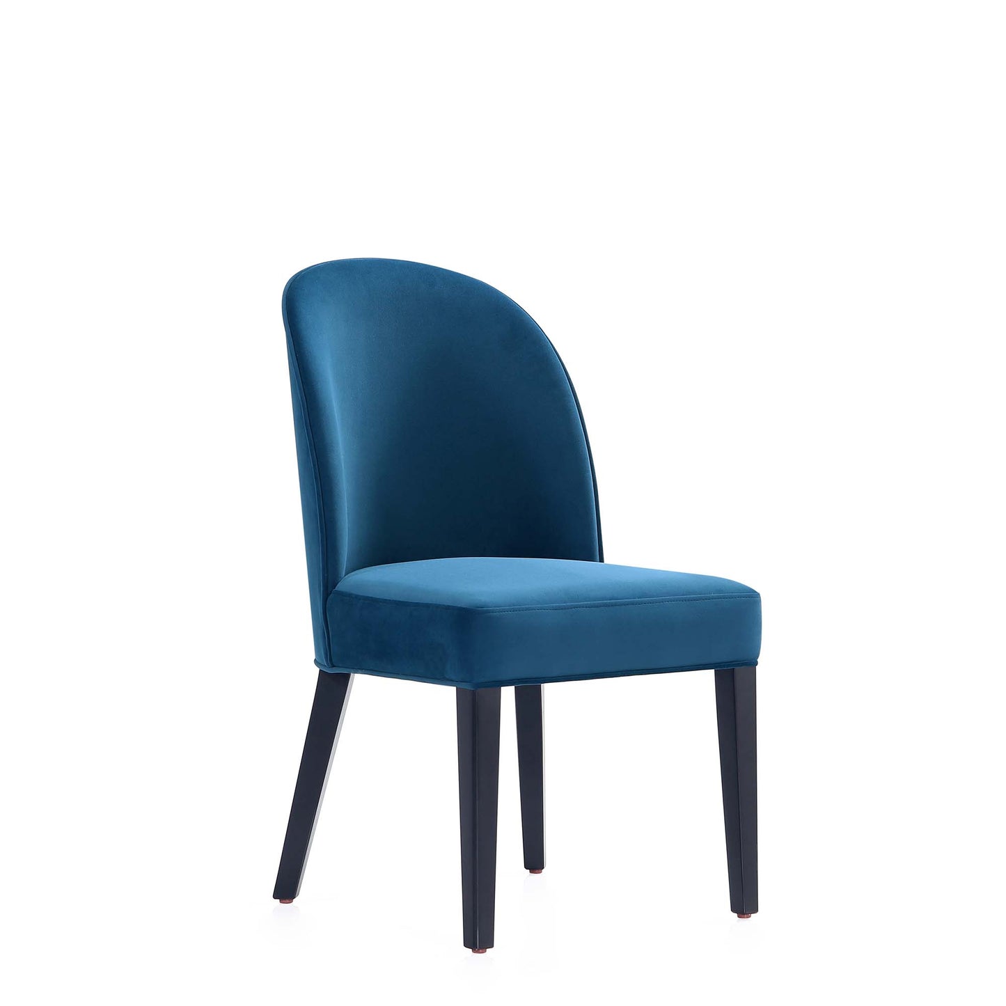 Hillman Modern Wood Upholstered Dining Chair in Blue - Set of 2 DC087-BL