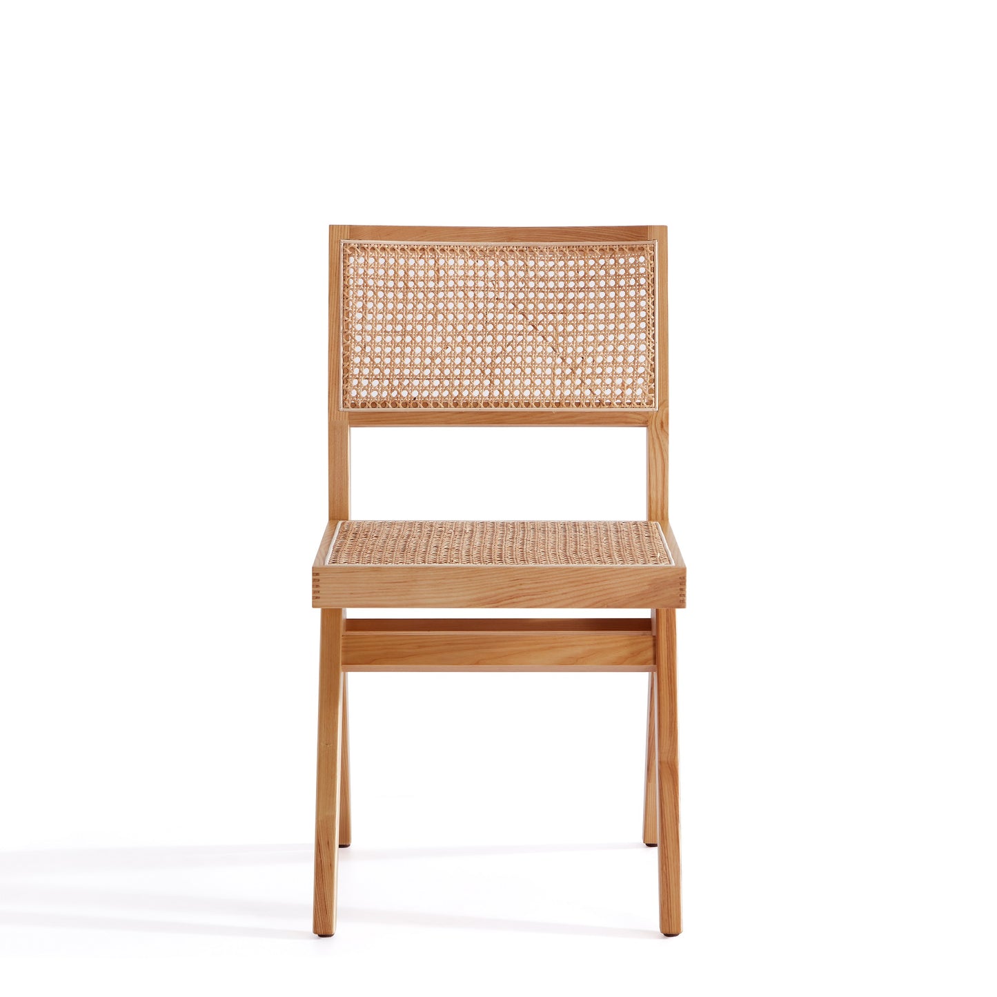 Hamlet Industry Chic Wood Dining Chair in Natural - Set of 2 DCCA03-NA