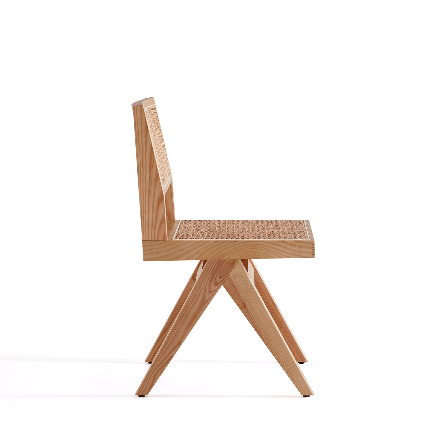 Hamlet Industry Chic Wood Dining Chair in Natural - Set of 2 DCCA03-NA