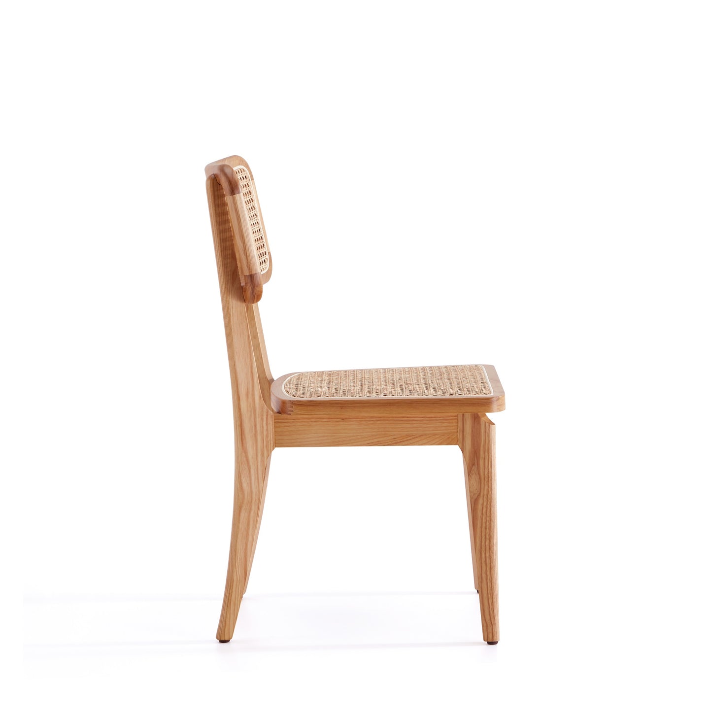 Giverny Industry Chic Wood Dining Chair in Natural - Set of 2 DCCA04-NA