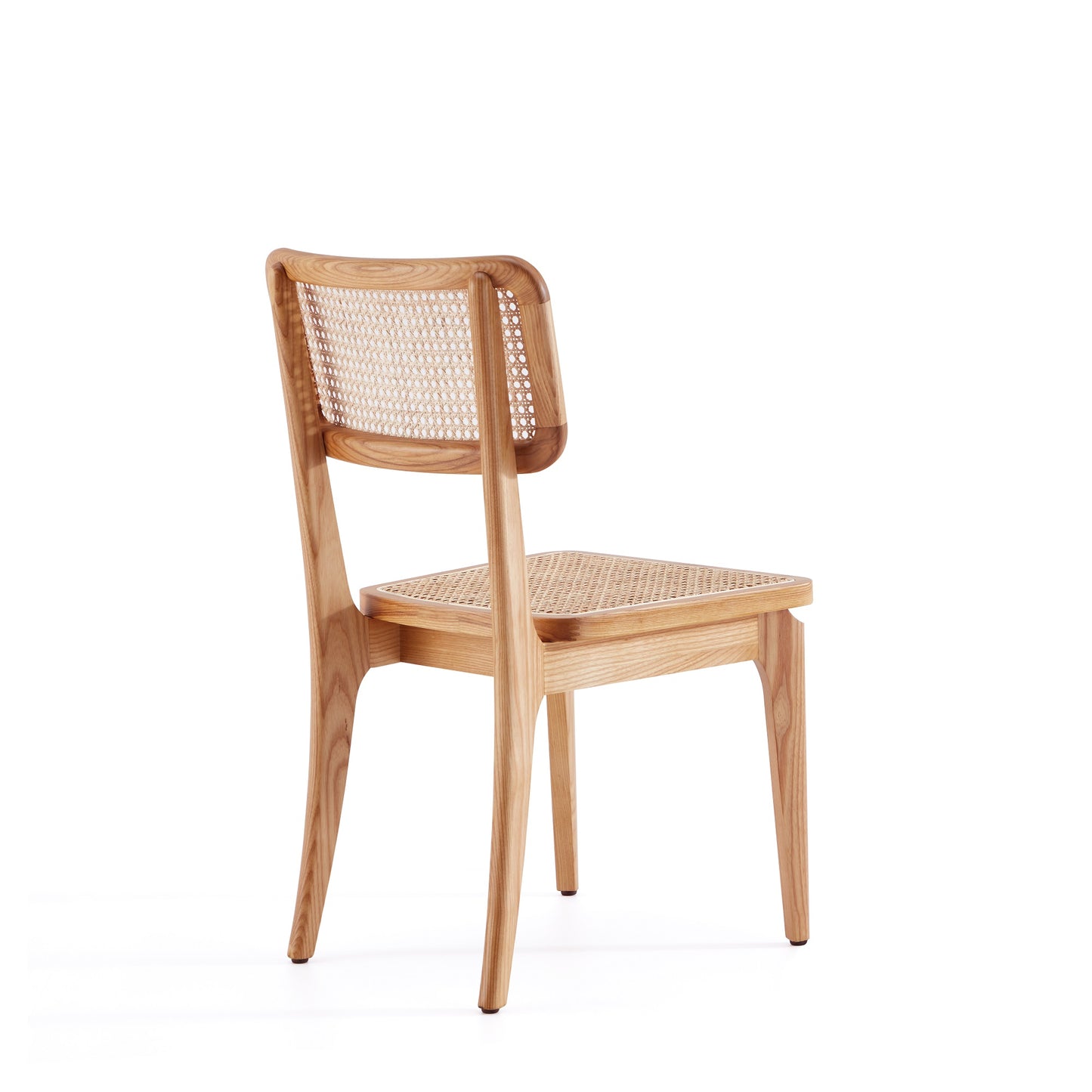 Giverny Industry Chic Wood Dining Chair in Natural - Set of 2 DCCA04-NA