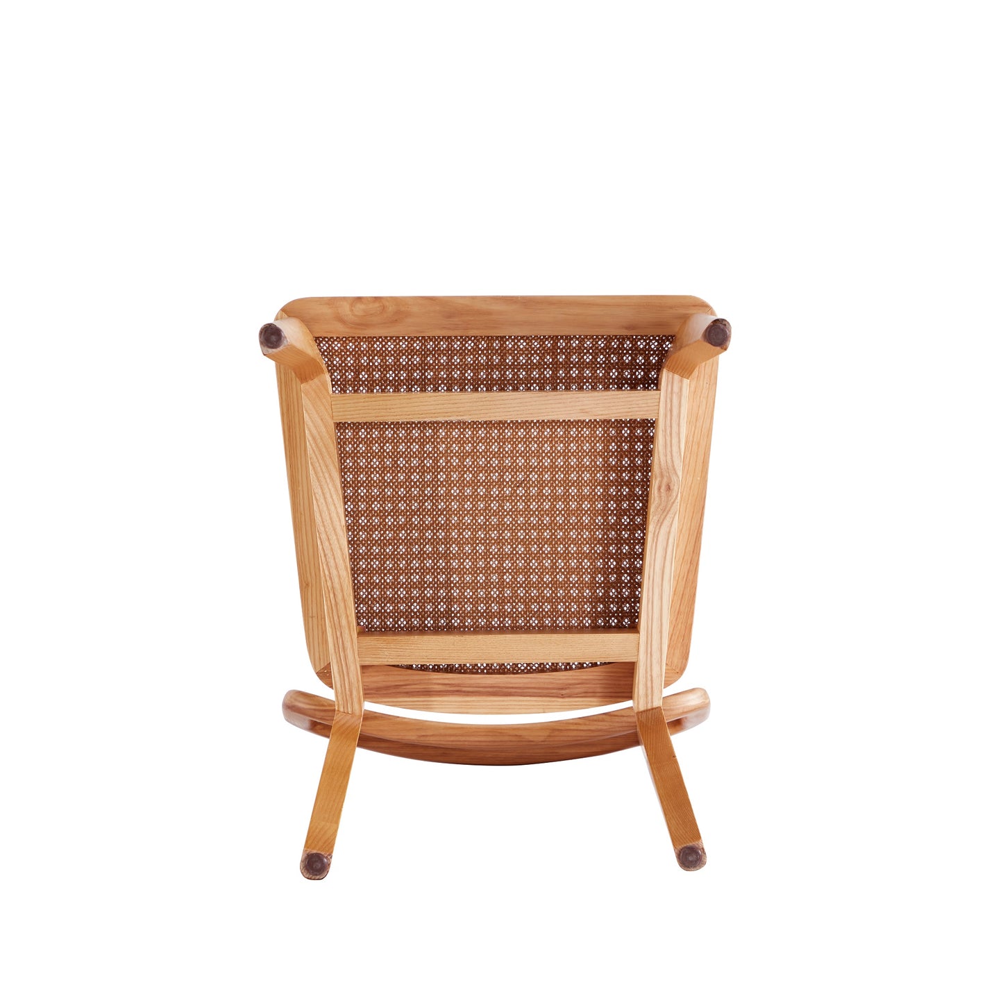 Giverny Industry Chic Wood Dining Chair in Natural - Set of 2 DCCA04-NA