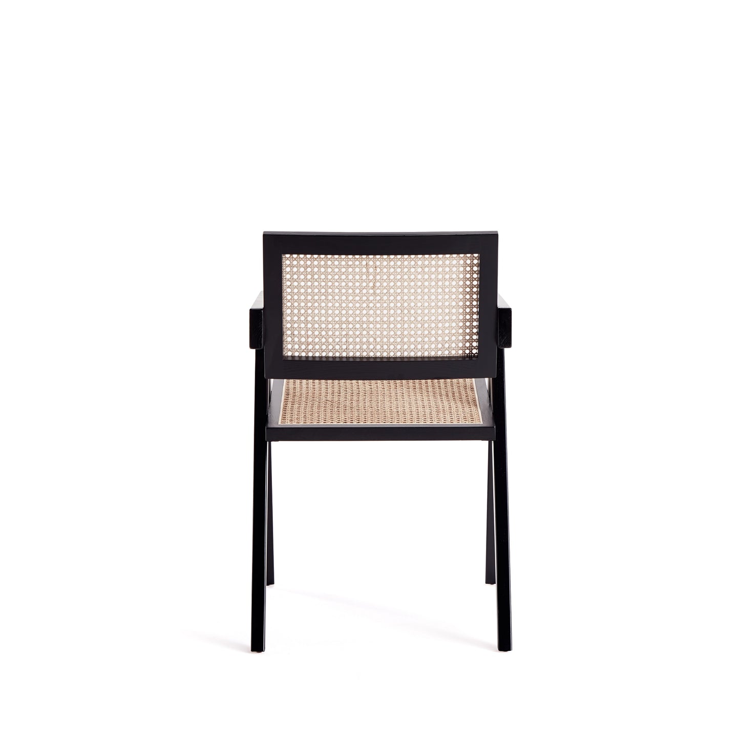 Hamlet Industry Chic Wood Armchair in Black and Natural DCCA09-BK
