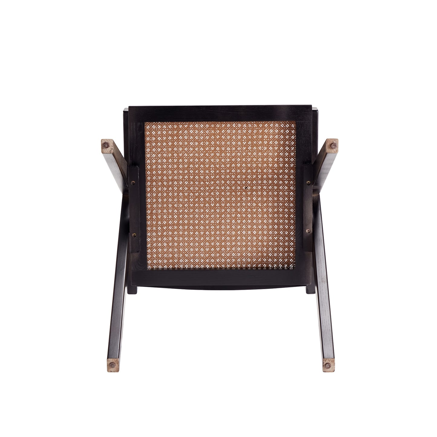 Hamlet Industry Chic Wood Armchair in Black and Natural DCCA09-BK