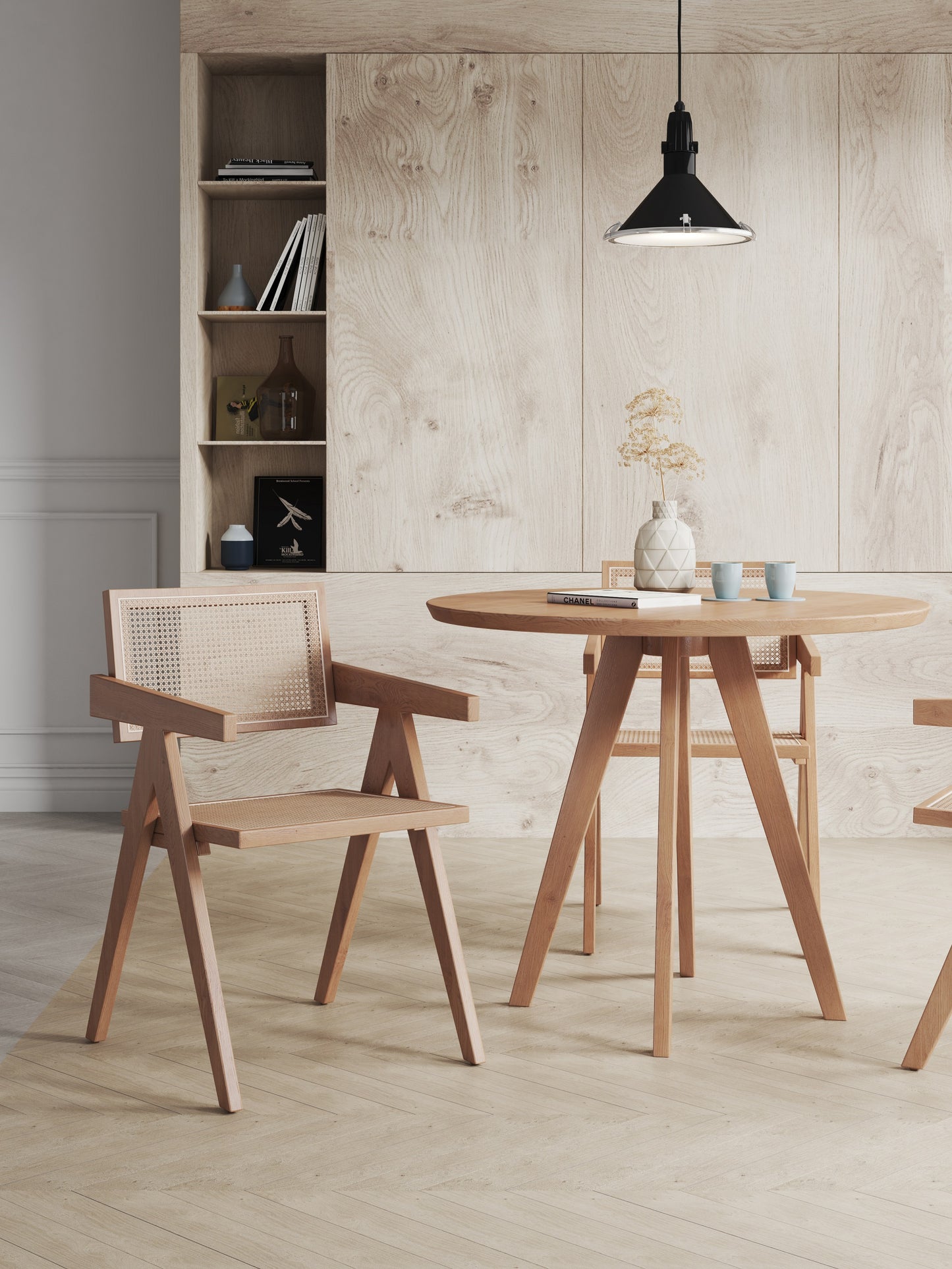 Hamlet Industry Chic Wood Armchair in Natural DCCA09-NA