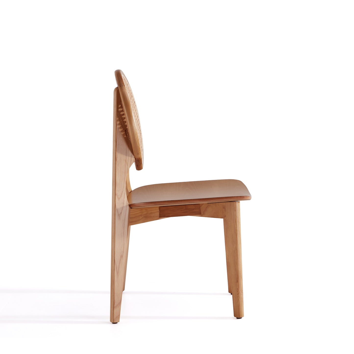 Versailles Industry Chic Wood Dining Chair in Natural - Set of 2 DCCA11-NA