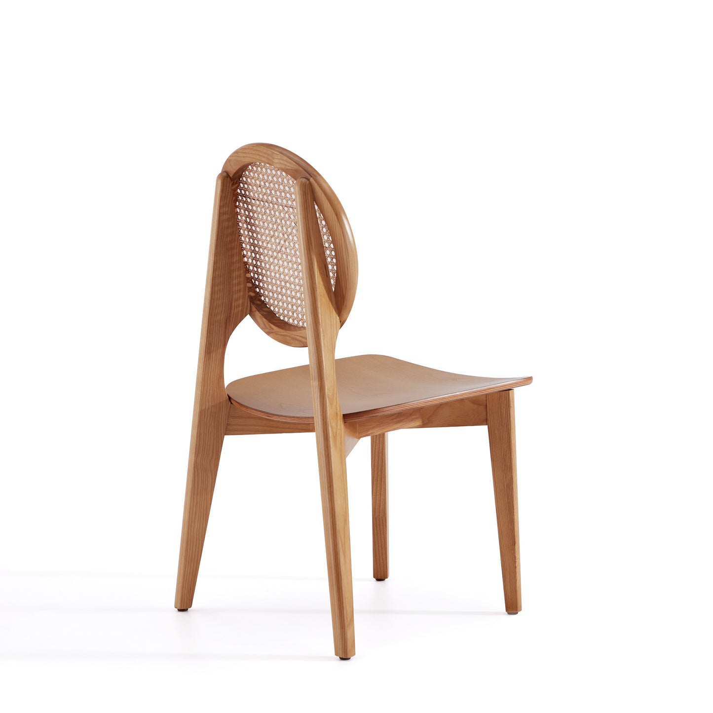 Versailles Industry Chic Wood Dining Chair in Natural - Set of 2 DCCA11-NA