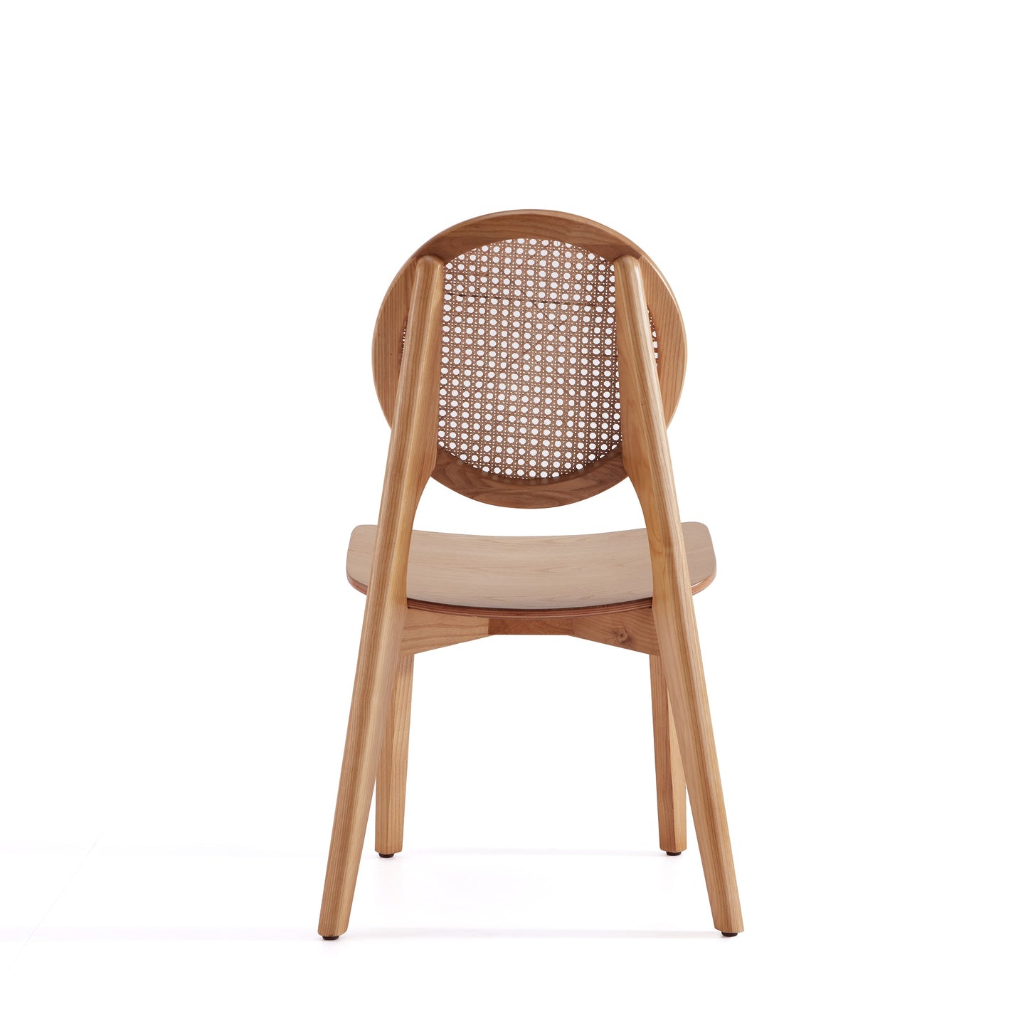Versailles Industry Chic Wood Dining Chair in Natural - Set of 2 DCCA11-NA