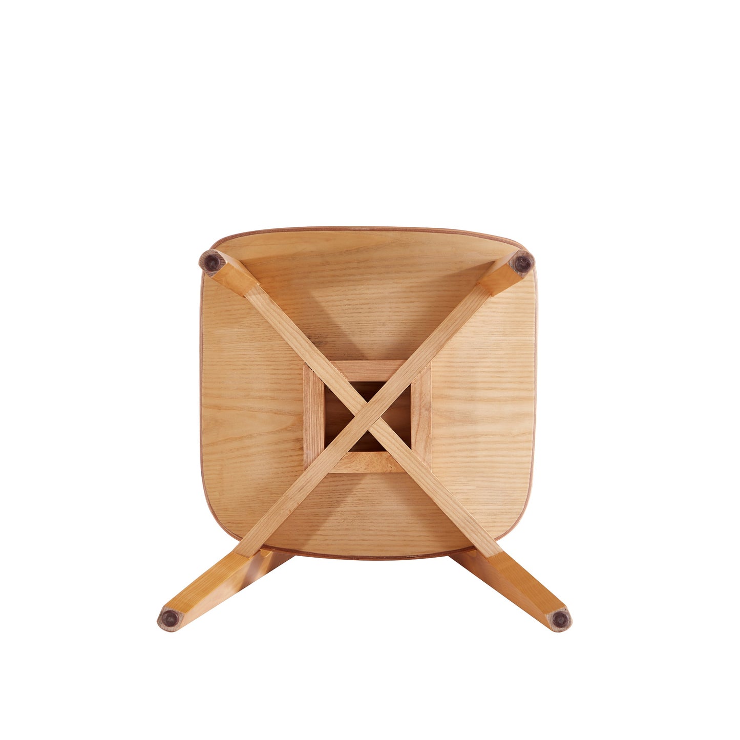 Versailles Industry Chic Wood Dining Chair in Natural - Set of 2 DCCA11-NA
