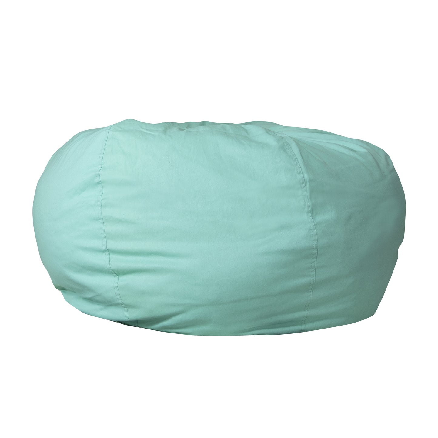 Duncan Oversized Solid Mint Green Refillable Bean Bag Chair for All Ages Mint Green