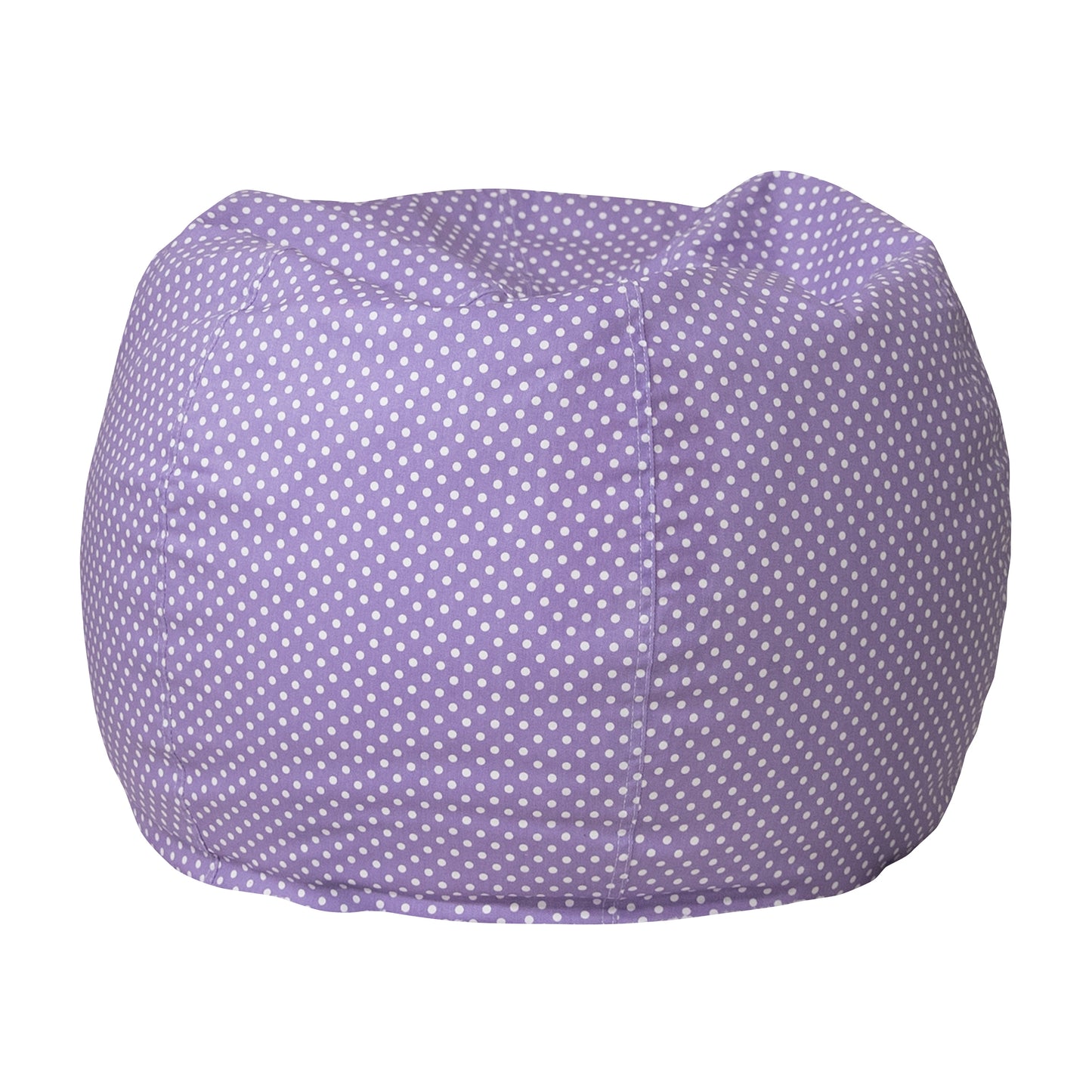 Dillon Small Lavender Dot Refillable Bean Bag Chair for Kids and Teens Lavender Dot