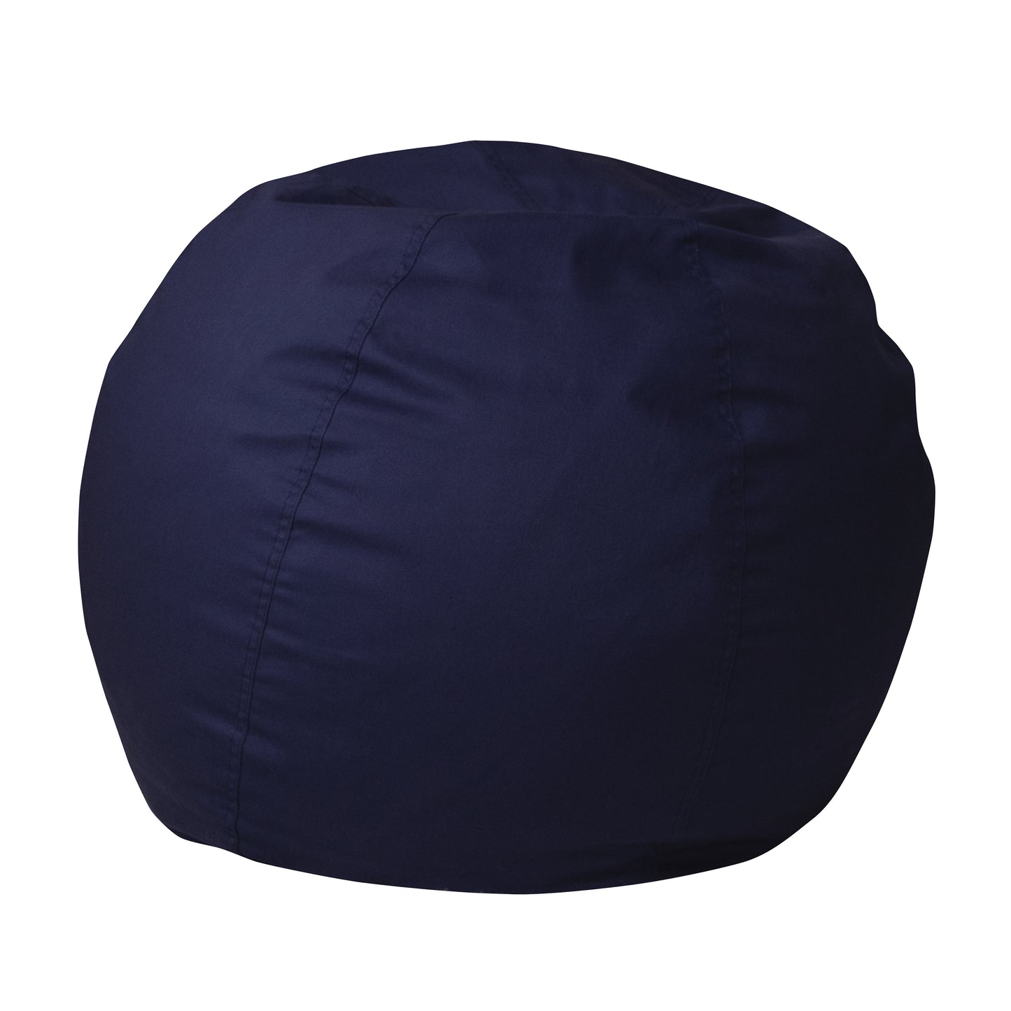 Dillon Small Solid Navy Blue Refillable Bean Bag Chair for Kids and Teens Navy Blue