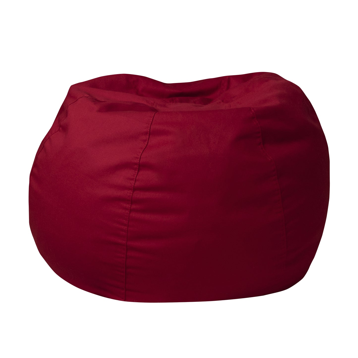Dillon Small Solid Red Refillable Bean Bag Chair for Kids and Teens Red