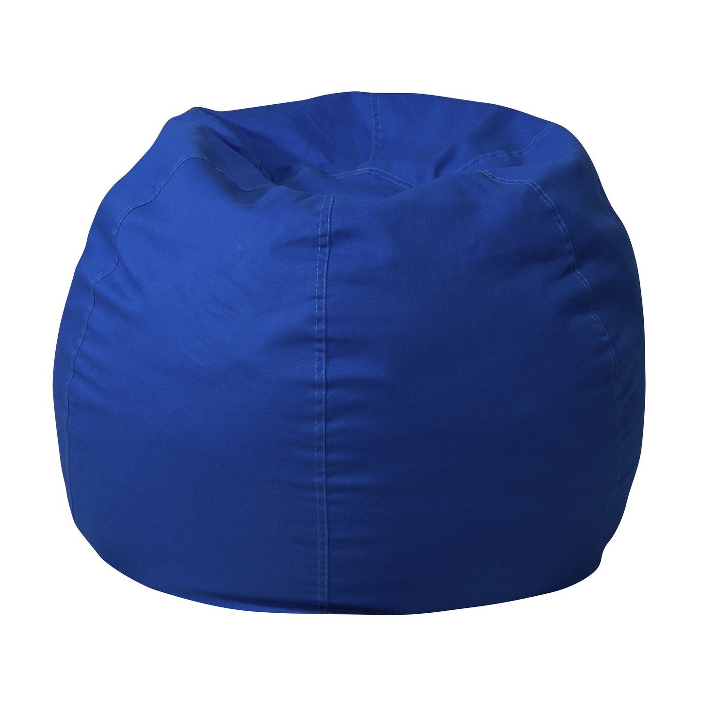 Dillon Small Solid Royal Blue Refillable Bean Bag Chair for Kids and Teens Royal Blue