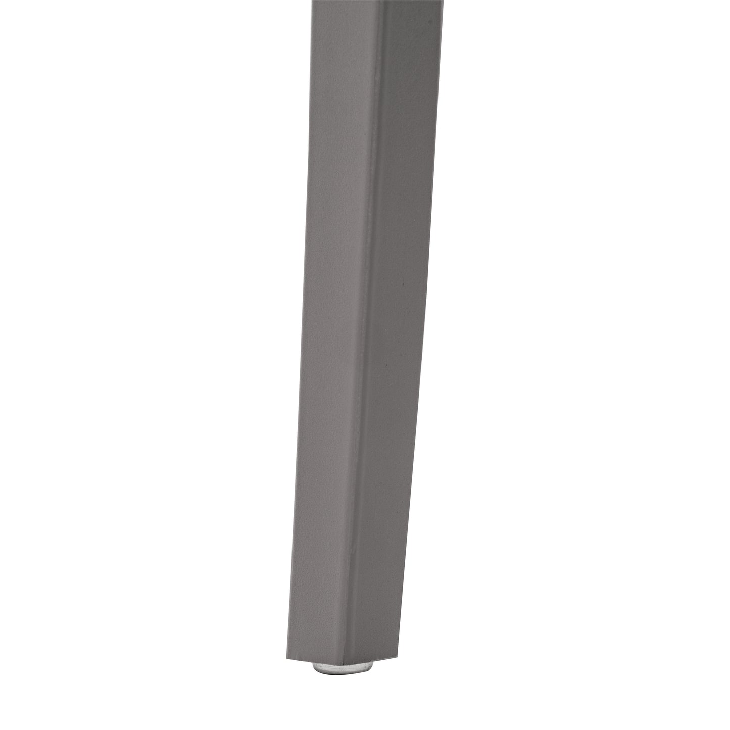 Dover Indoor-Outdoor Stacking Patio Chair with Curved Backrest, Commercial All-Weather Resin Chair in Gray Gray