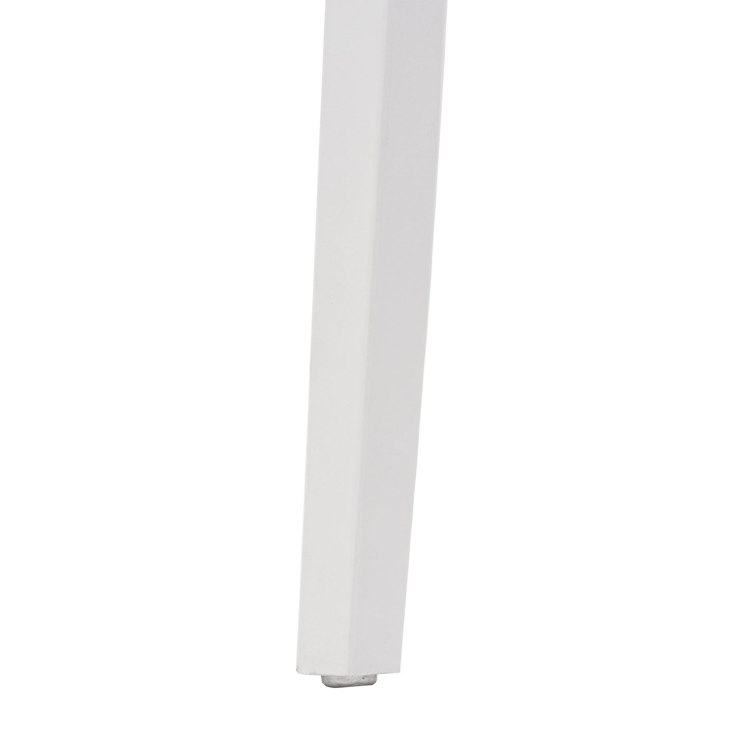 Dover Indoor-Outdoor Stacking Patio Chair with Curved Backrest, Commercial All-Weather Resin Chair in White White
