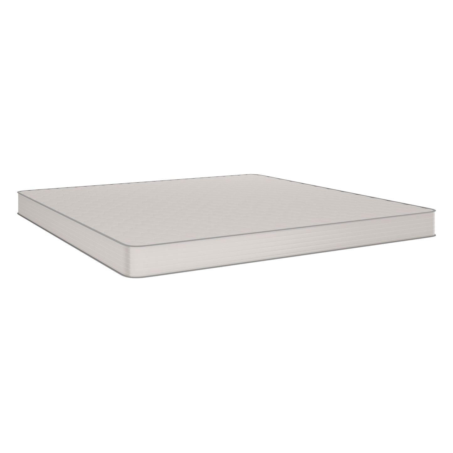 Dream 6 Inch Hybrid Mattress, King Size High Density Foam and Innerspring Mattress in a Box, CertiPur-US Certified Foam Gray