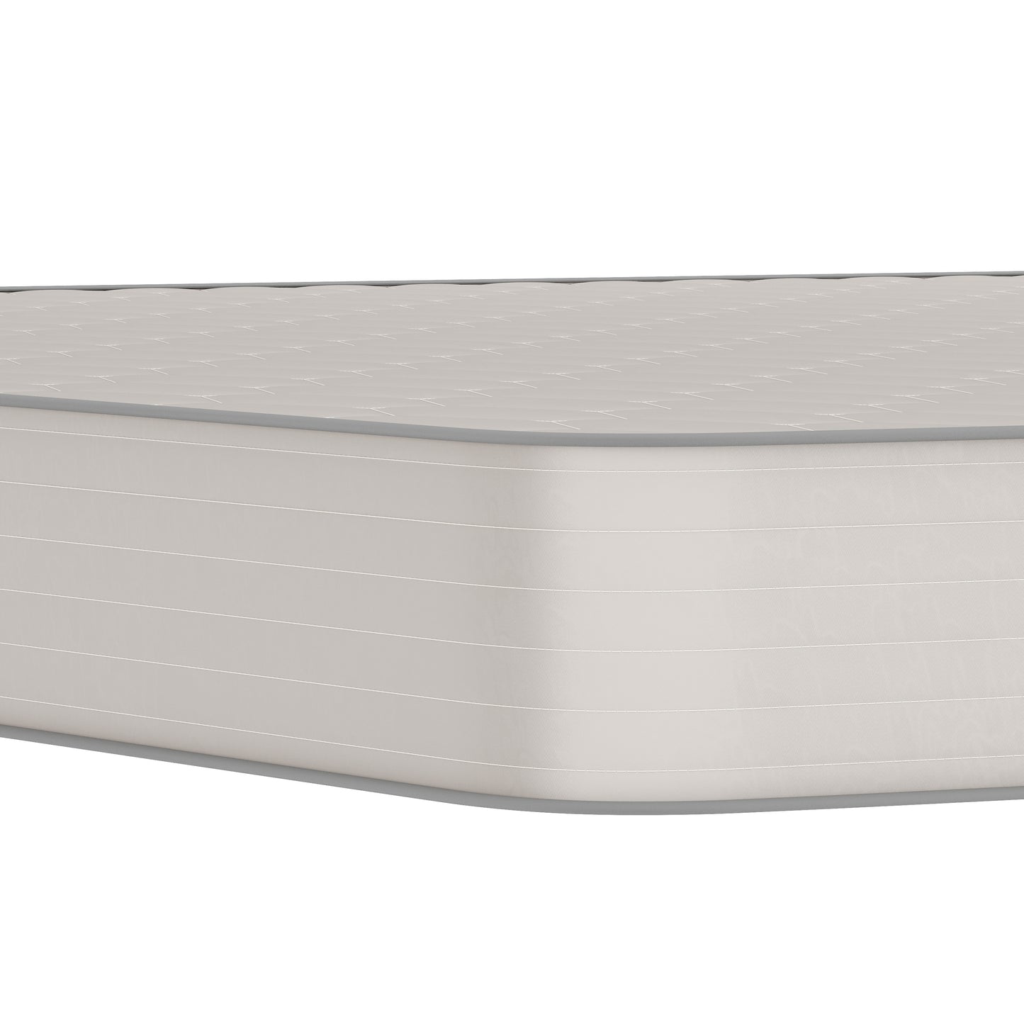 Dream 6 Inch Hybrid Mattress, King Size High Density Foam and Innerspring Mattress in a Box, CertiPur-US Certified Foam Gray