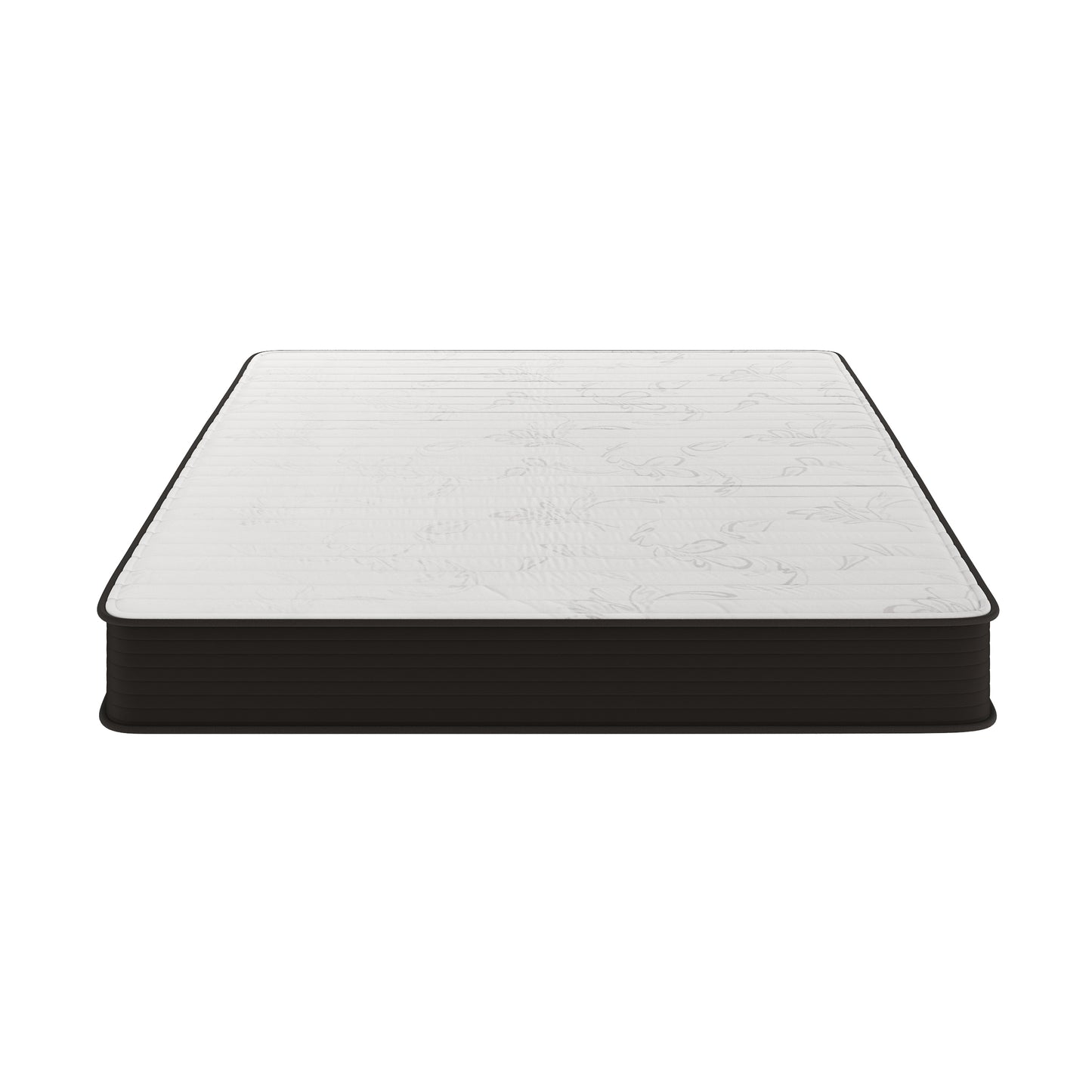 Dream 8 Inch Hybrid Mattress, Queen Size High Density Foam and Innerspring Mattress in a Box, CertiPur-US Certified Foam Gray