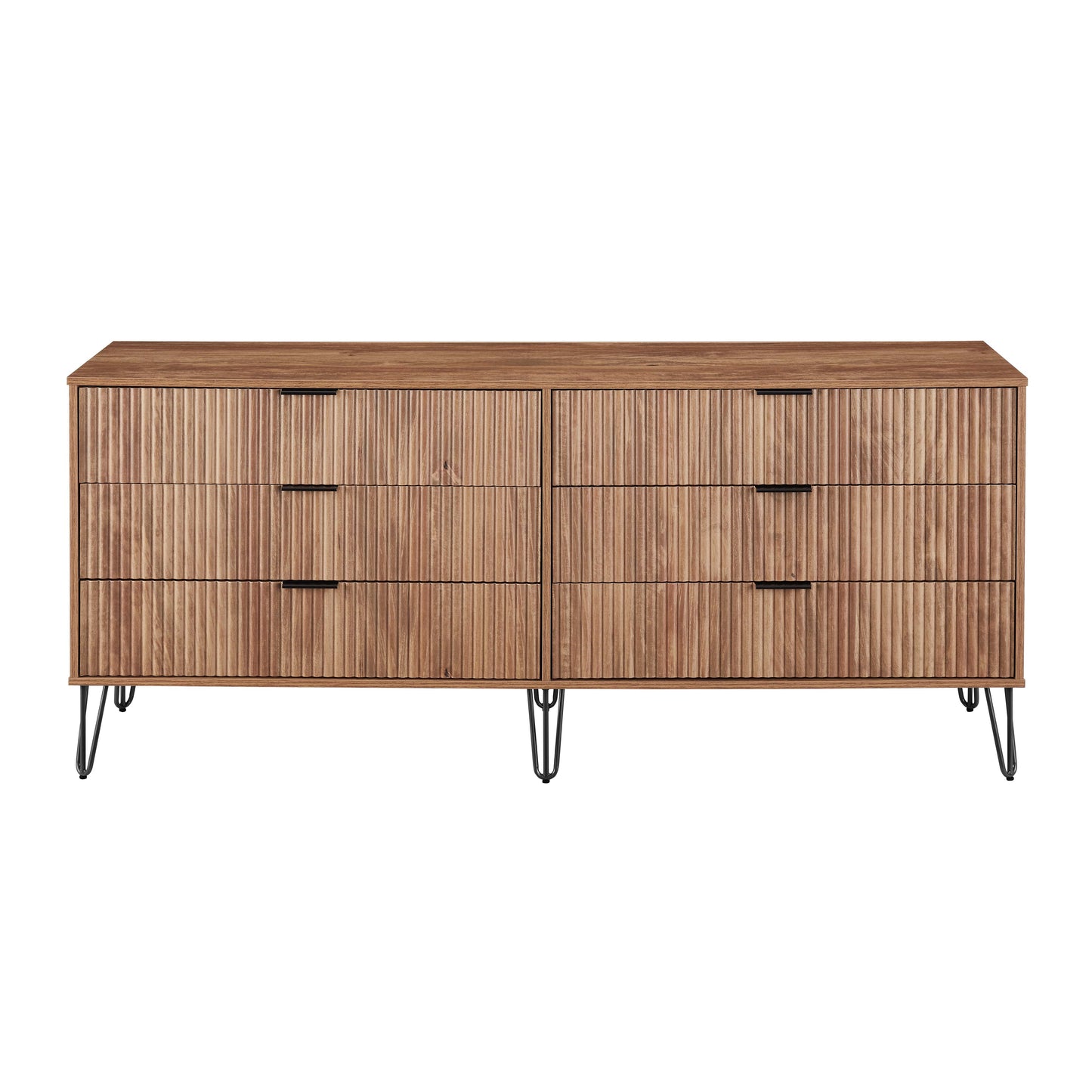 Manhattan Comfort DUMBO Modern 6-Drawer Double Low Dresser