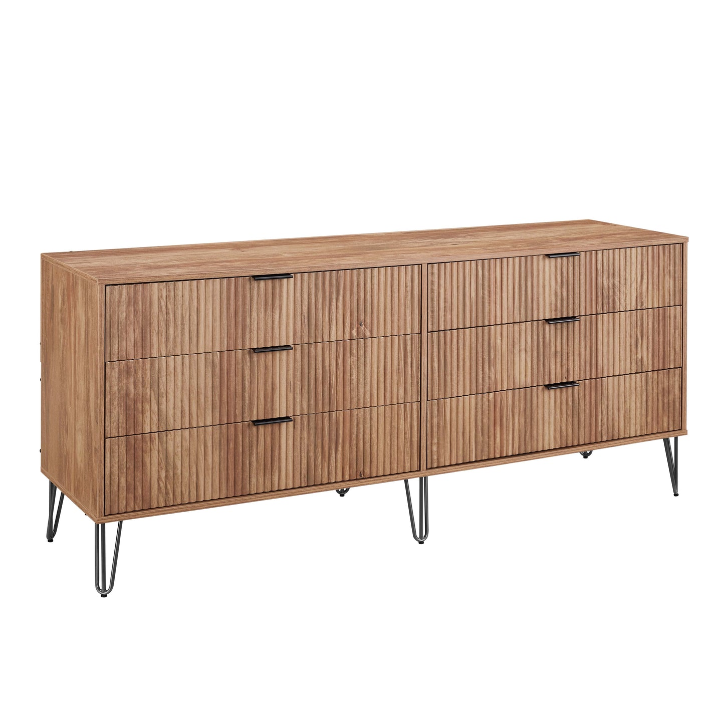Manhattan Comfort DUMBO Modern 6-Drawer Double Low Dresser