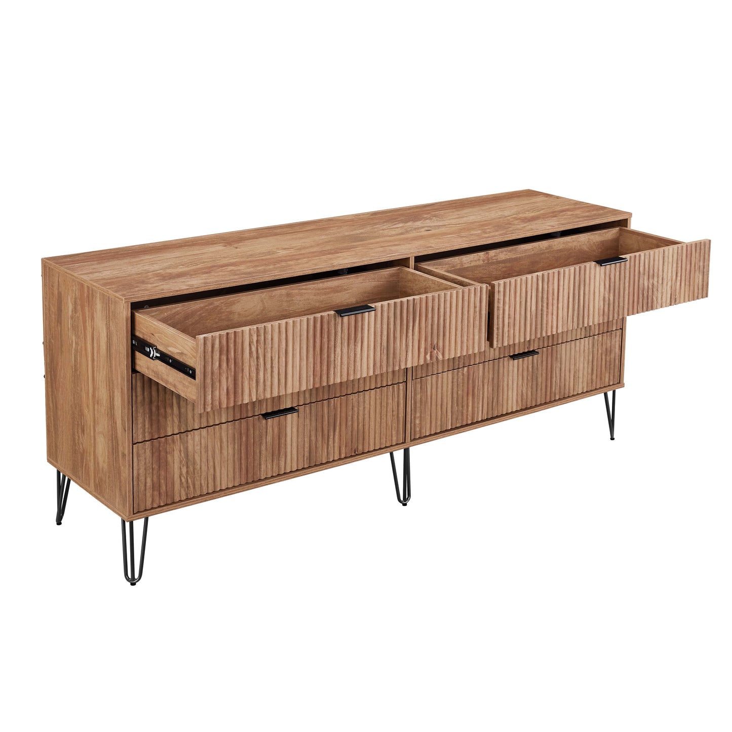 Manhattan Comfort DUMBO Modern 6-Drawer Double Low Dresser