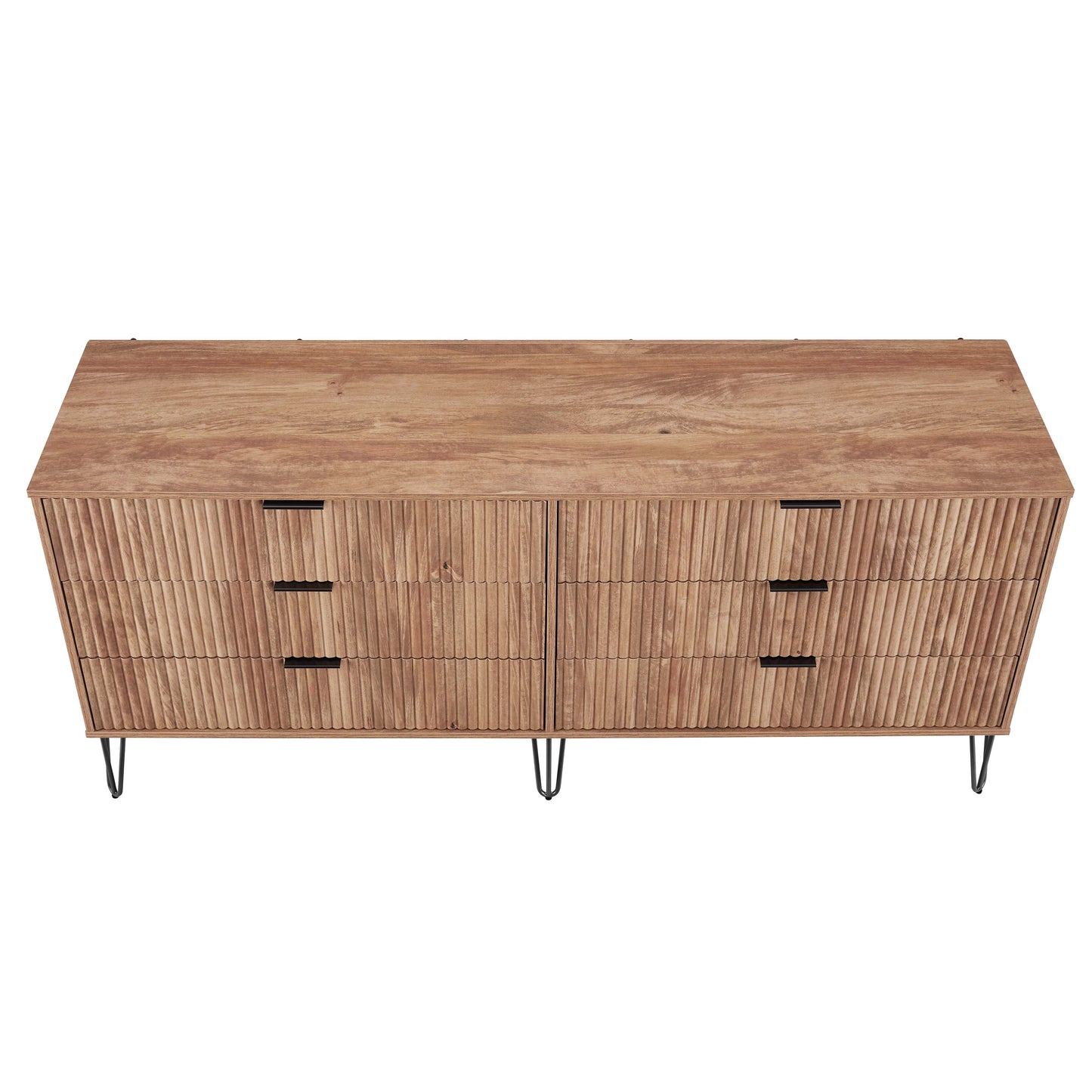 Manhattan Comfort DUMBO Modern 6-Drawer Double Low Dresser