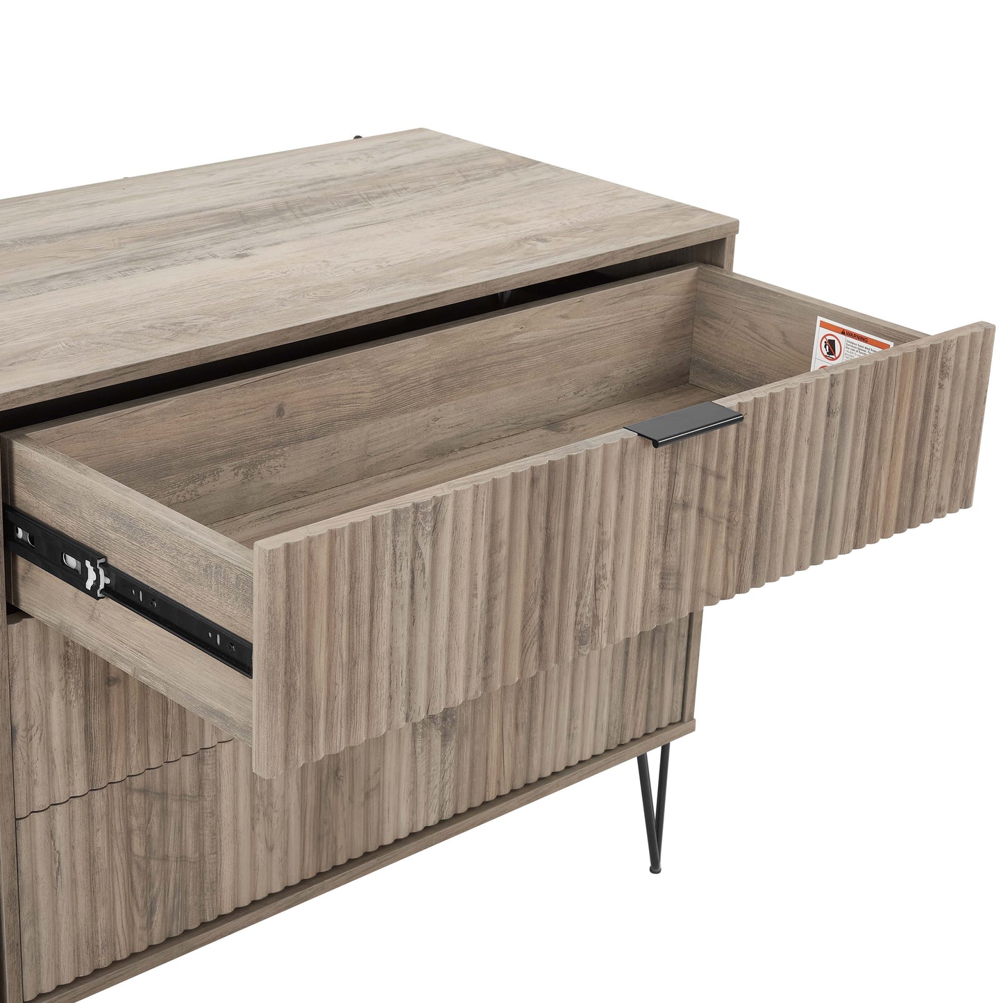 Manhattan Comfort DUMBO Modern 6-Drawer Double Low Dresser