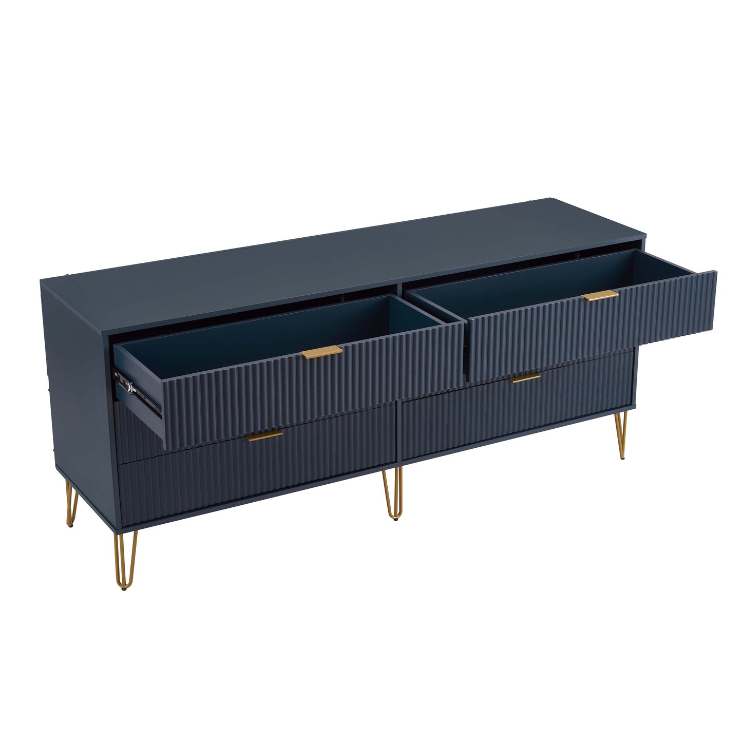 Manhattan Comfort DUMBO Modern 6-Drawer Double Low Dresser
