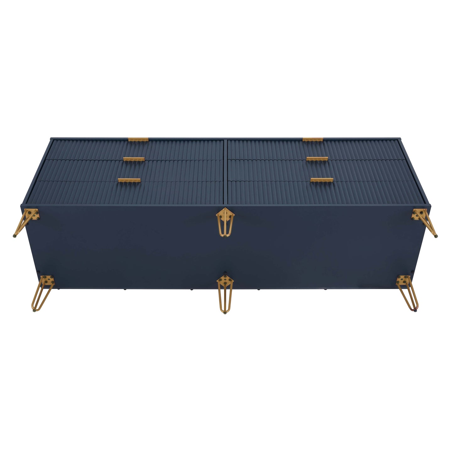 Manhattan Comfort DUMBO Modern 6-Drawer Double Low Dresser