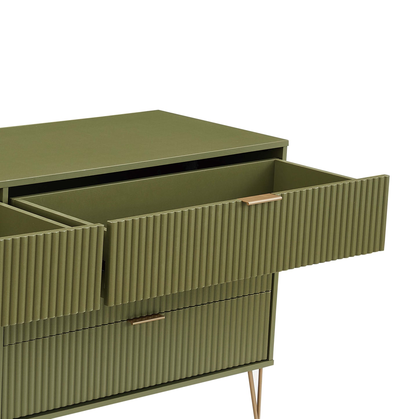 Manhattan Comfort DUMBO Modern 6-Drawer Double Low Dresser
