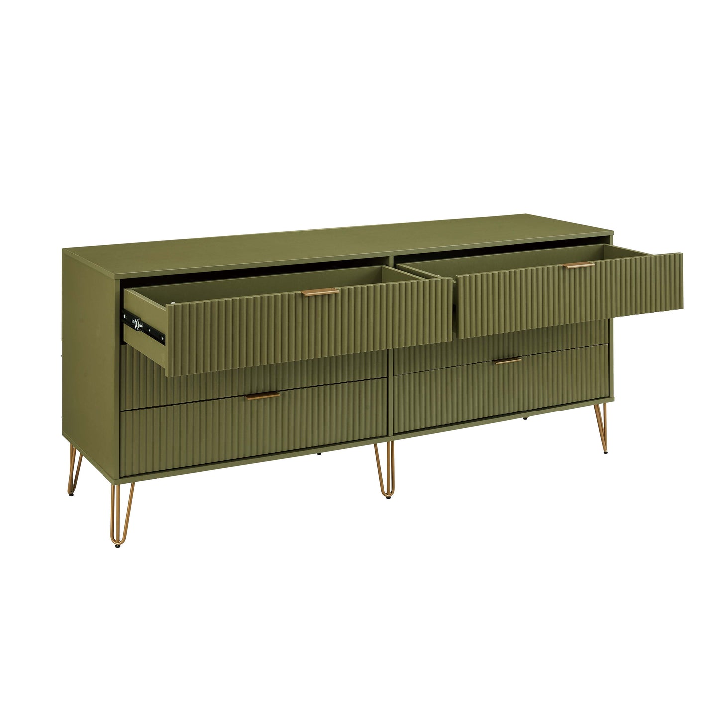 Manhattan Comfort DUMBO Modern 6-Drawer Double Low Dresser