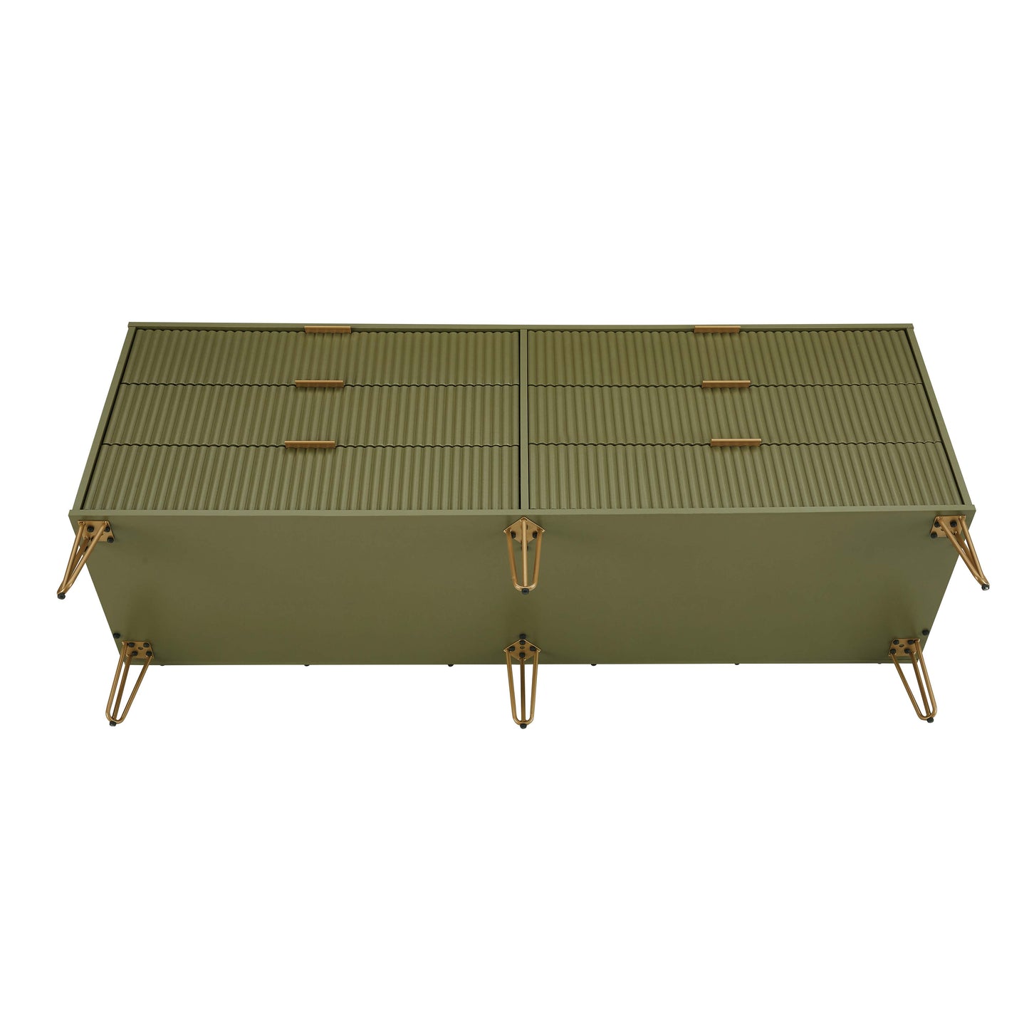 Manhattan Comfort DUMBO Modern 6-Drawer Double Low Dresser