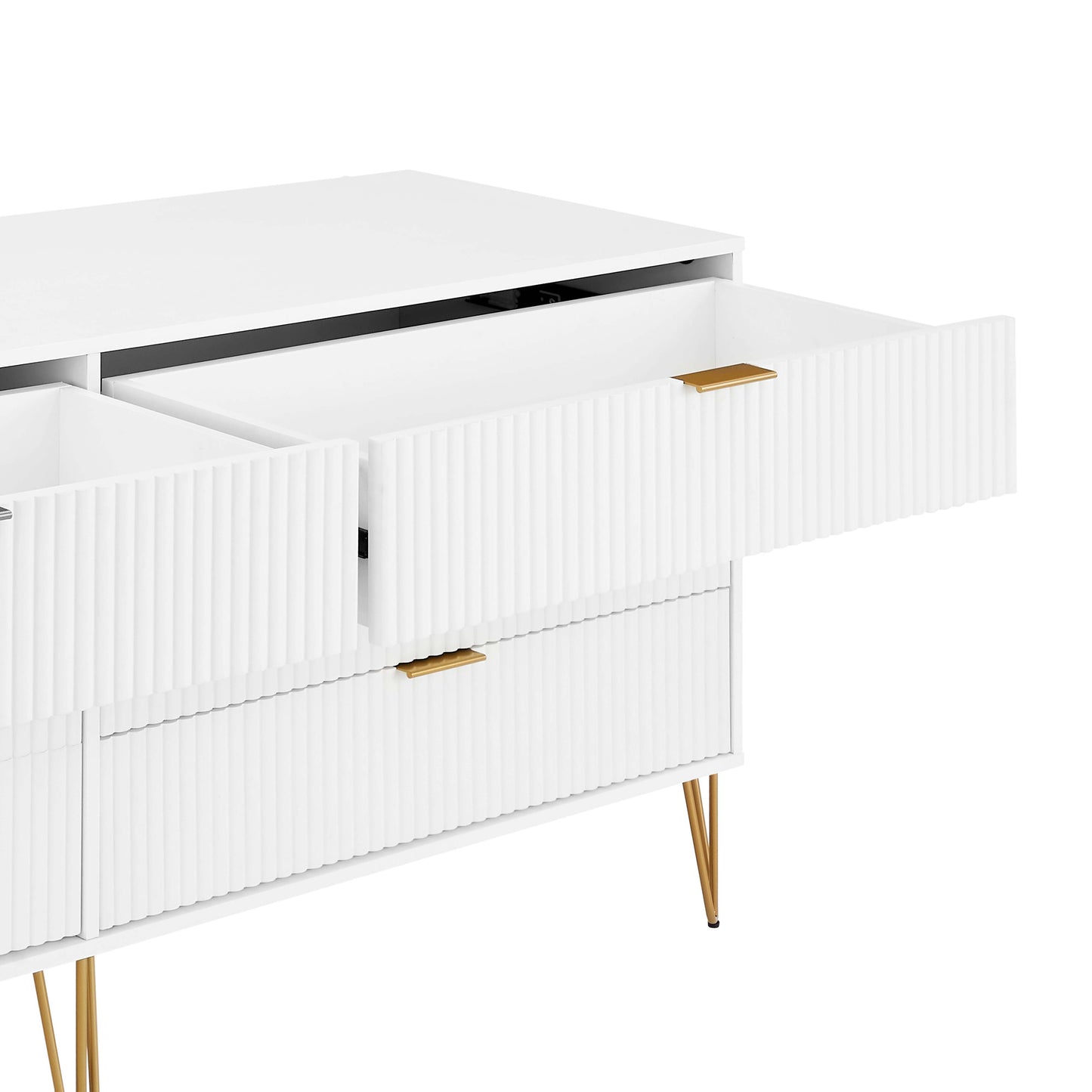 Manhattan Comfort DUMBO Modern 6-Drawer Double Low Dresser