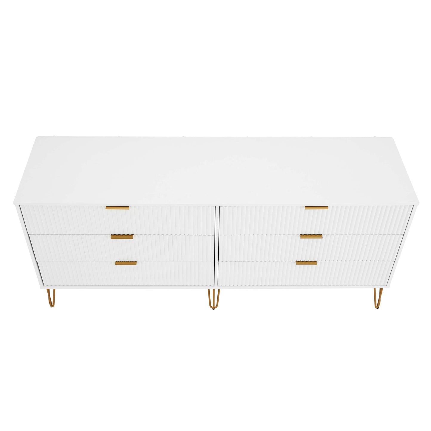 Manhattan Comfort DUMBO Modern 6-Drawer Double Low Dresser