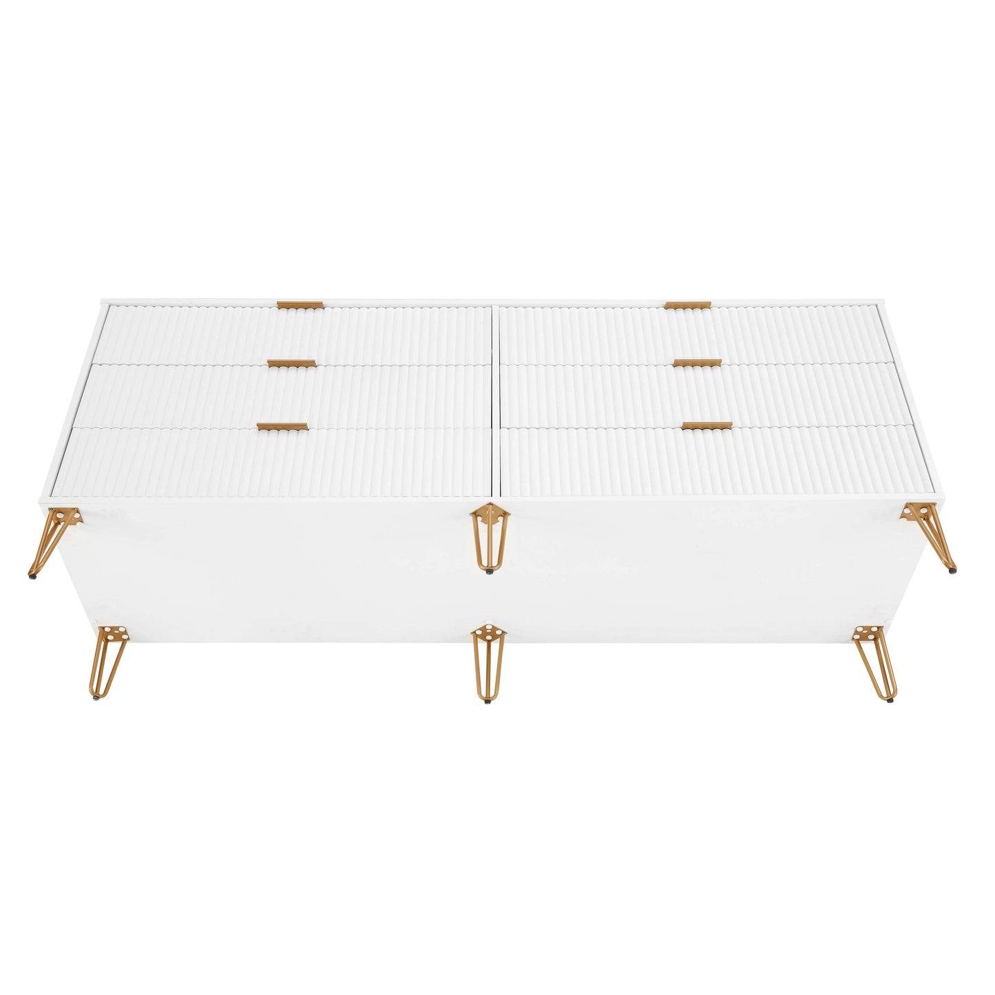 Manhattan Comfort DUMBO Modern 6-Drawer Double Low Dresser