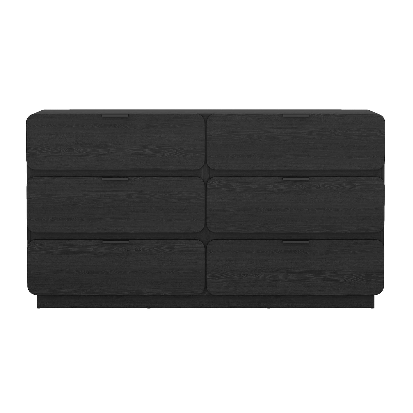 Chrystie Contemporary Modern 60" Dresser in Black (6-Drawer) DR1606-2