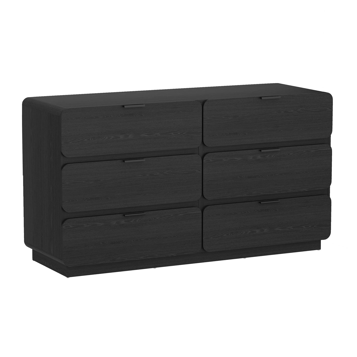 Chrystie Contemporary Modern 60" Dresser in Black (6-Drawer) DR1606-2