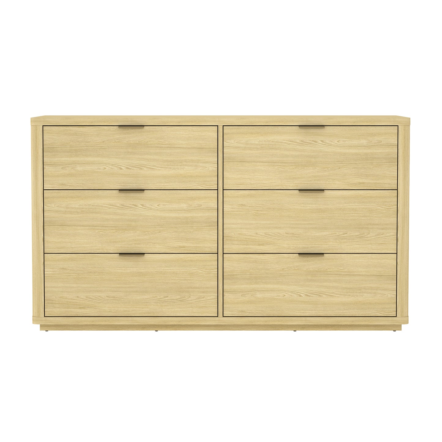 Evalyn Modern 60" Dresser in Natural (6-Drawer) DR1607-1