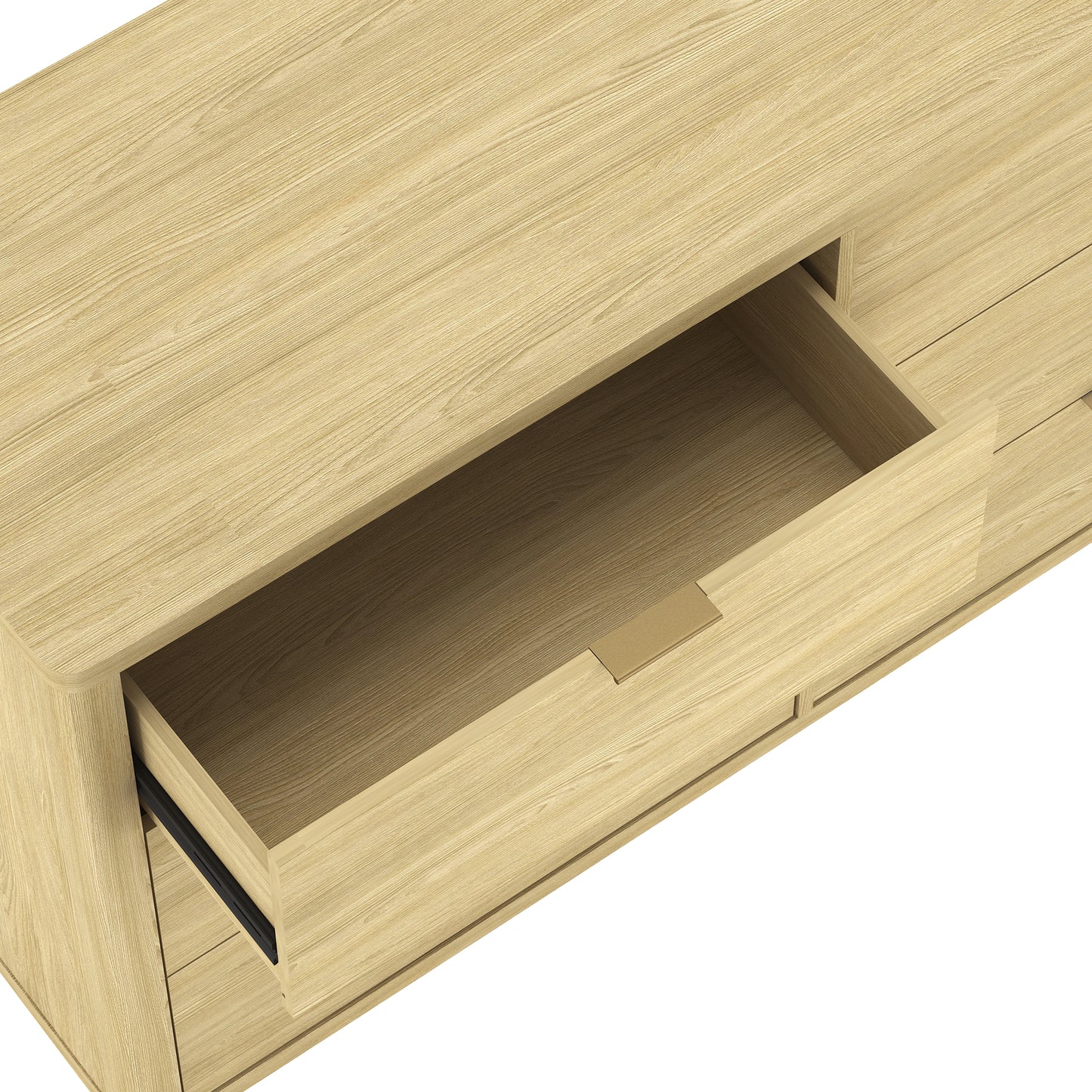 Evalyn Modern 60" Dresser in Natural (6-Drawer) DR1607-1