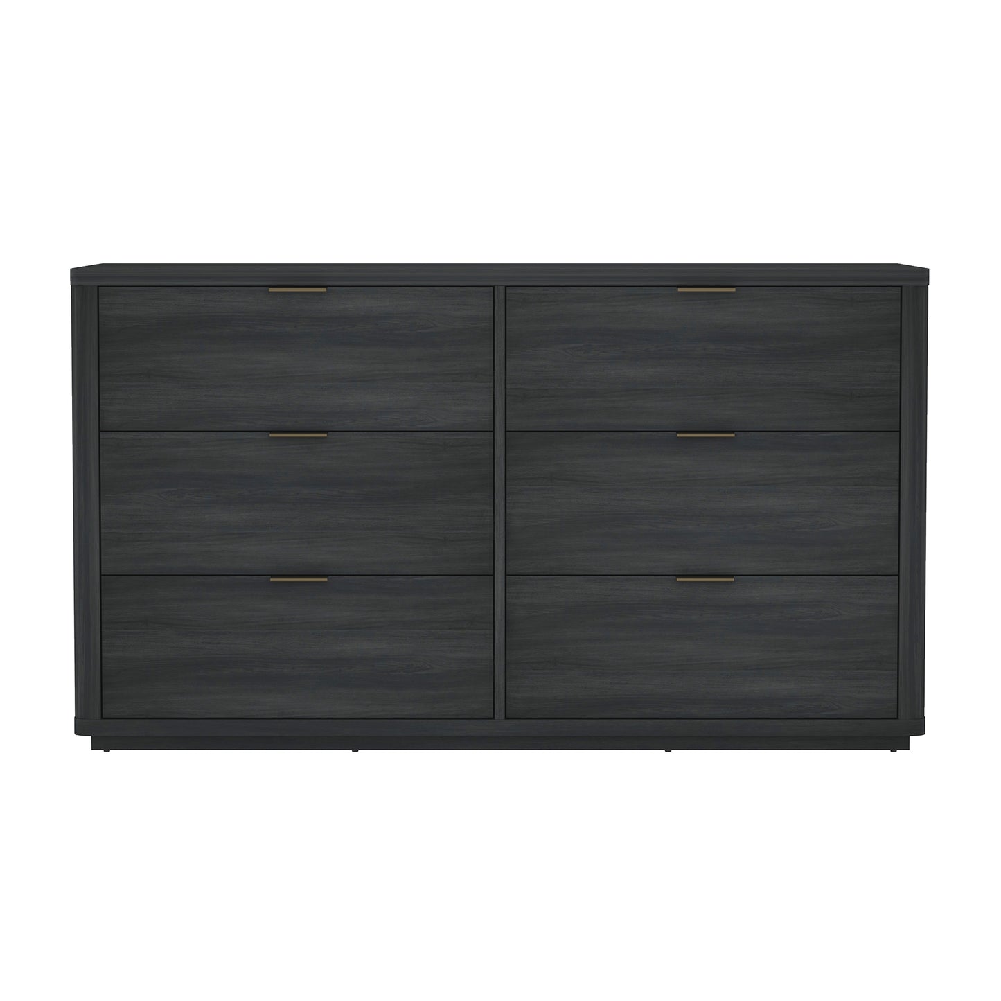 Evalyn Modern 60" Dresser in Charcoal Gray (6-Drawer) DR1607-3