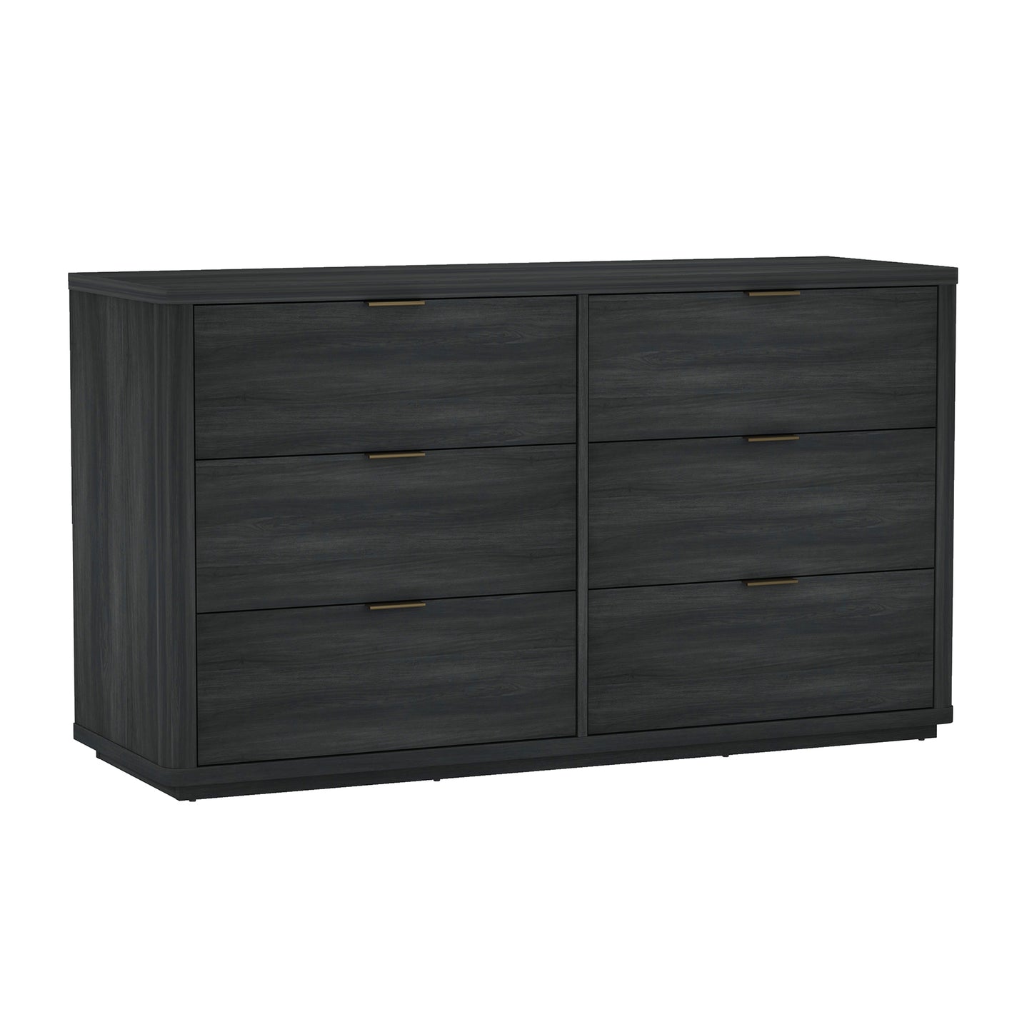 Evalyn Modern 60" Dresser in Charcoal Gray (6-Drawer) DR1607-3