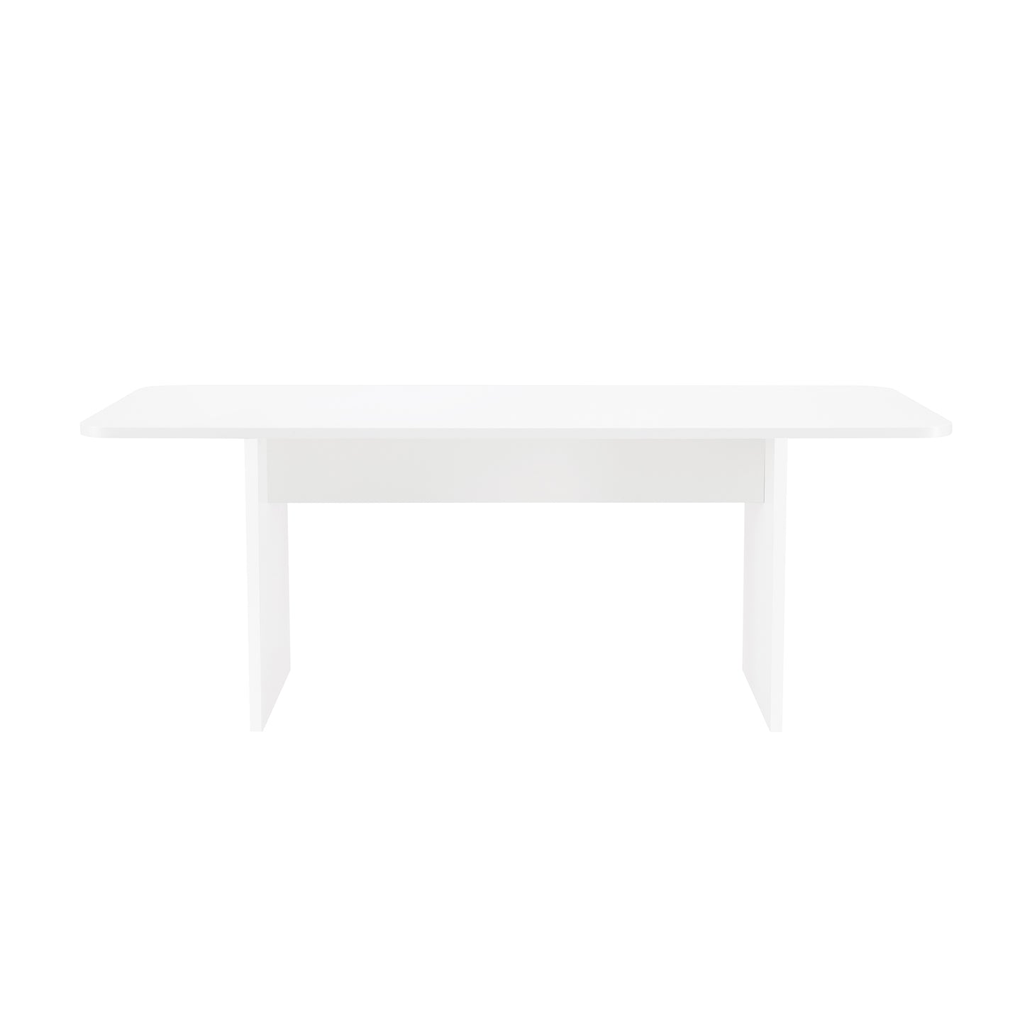 Ella Modern 79" Dining Table in White DT006-WH