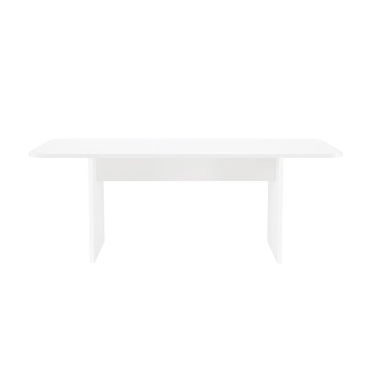Ella Modern 79" Dining Table in White DT006-WH