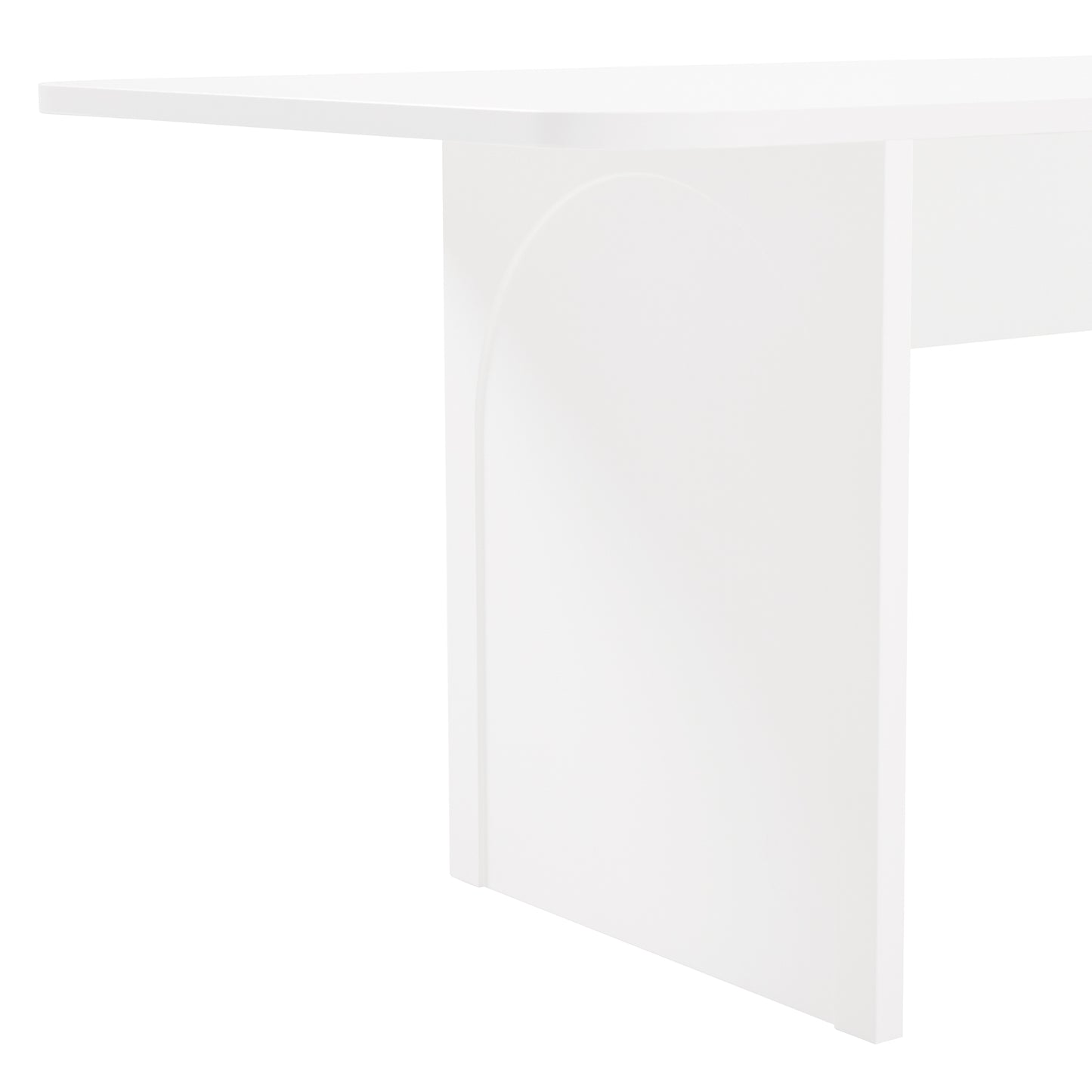 Ella Modern 79" Dining Table in White DT006-WH